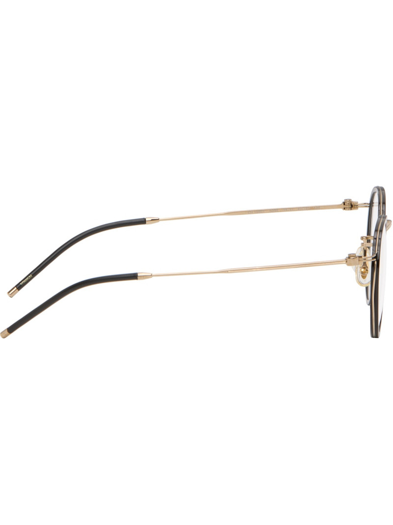Oliver Peoples Black & Gold TK-11 Glasses outlook