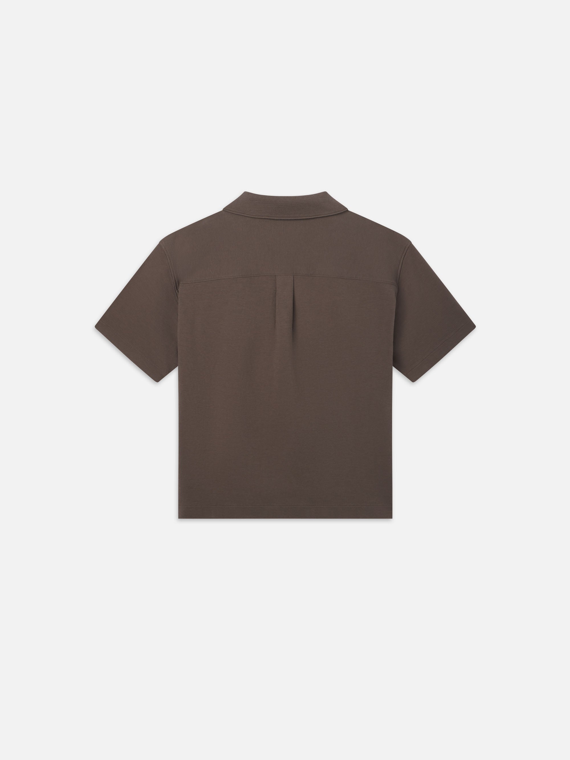 Duo Fold Relaxed Shirt in Taupe - 3