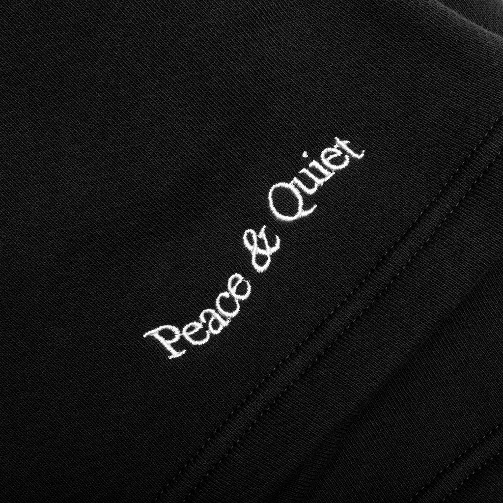 WORDMARK SWEATSHORTS - BLACK - 3