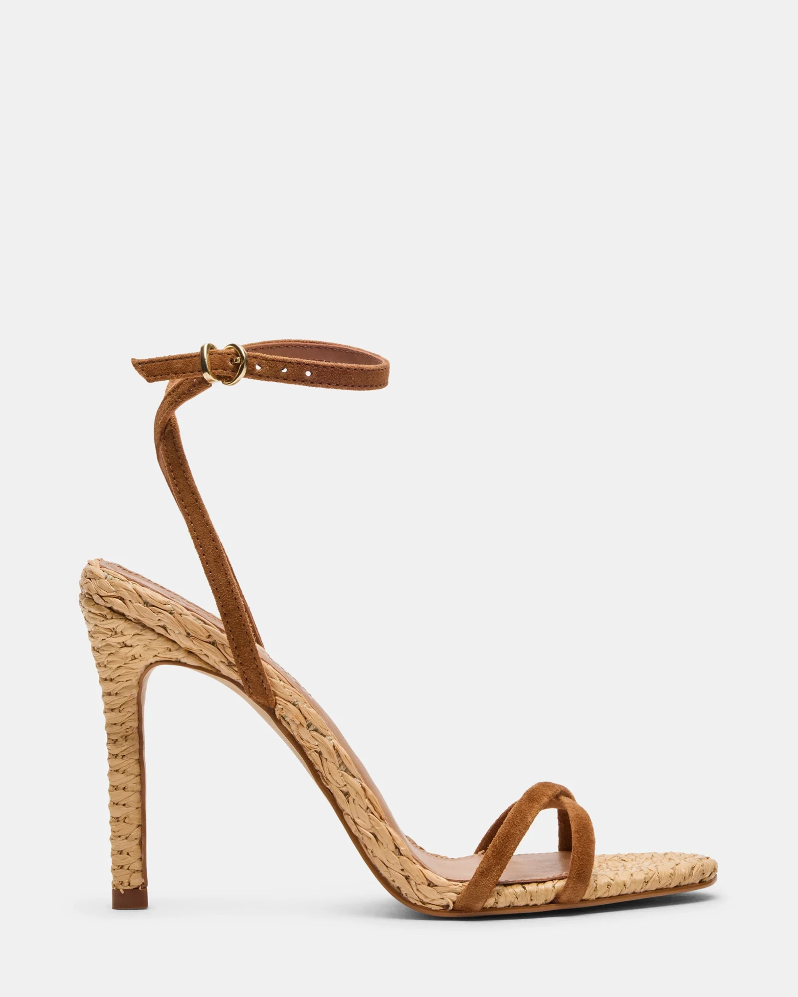 JYPSEY CHESTNUT SUEDE RAFFIA - 1