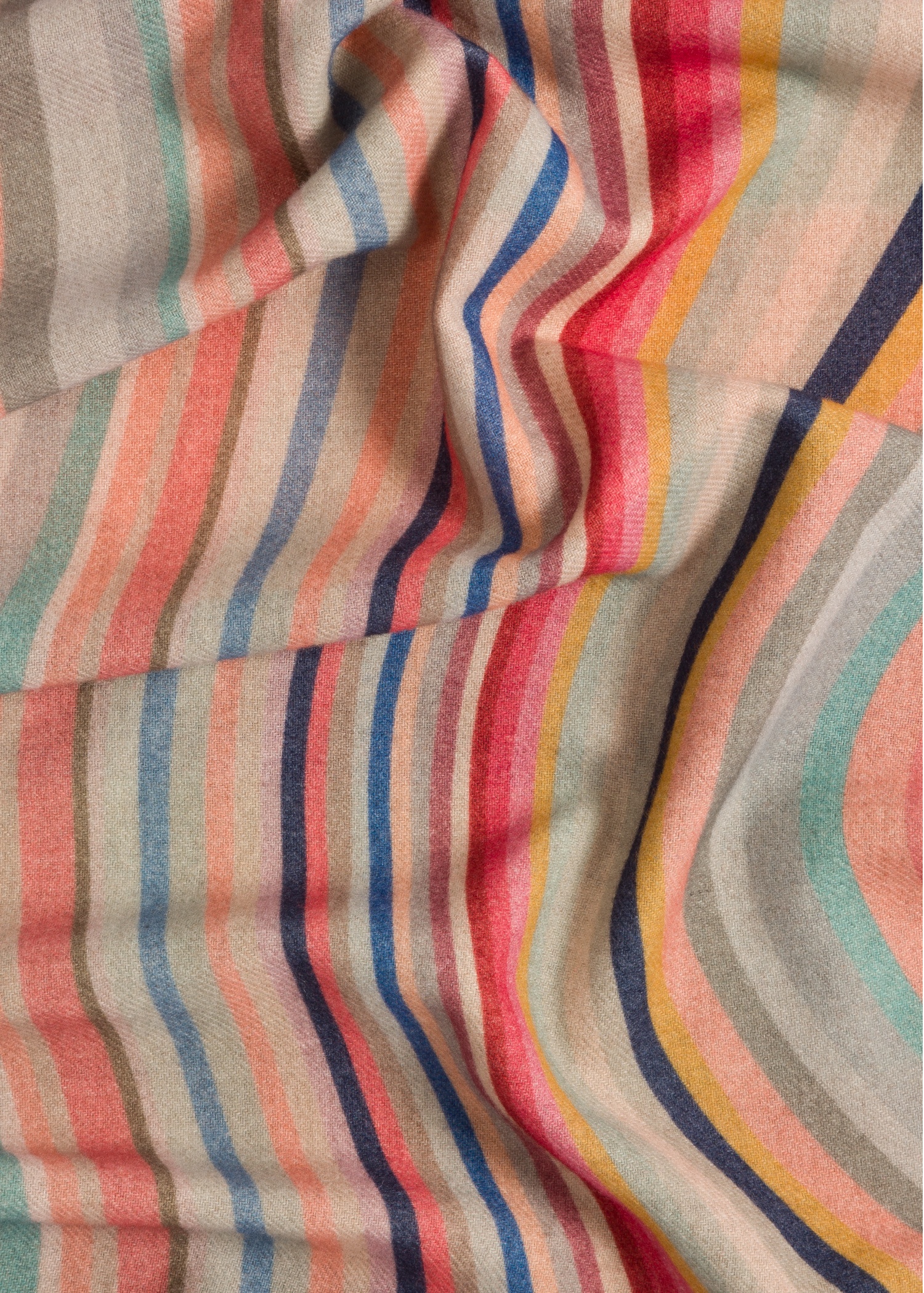 'Swirl' Double-Sided Wool Scarf - 3