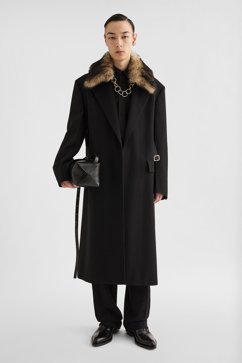Jil Sander Wool Canvas Tailored Coat outlook