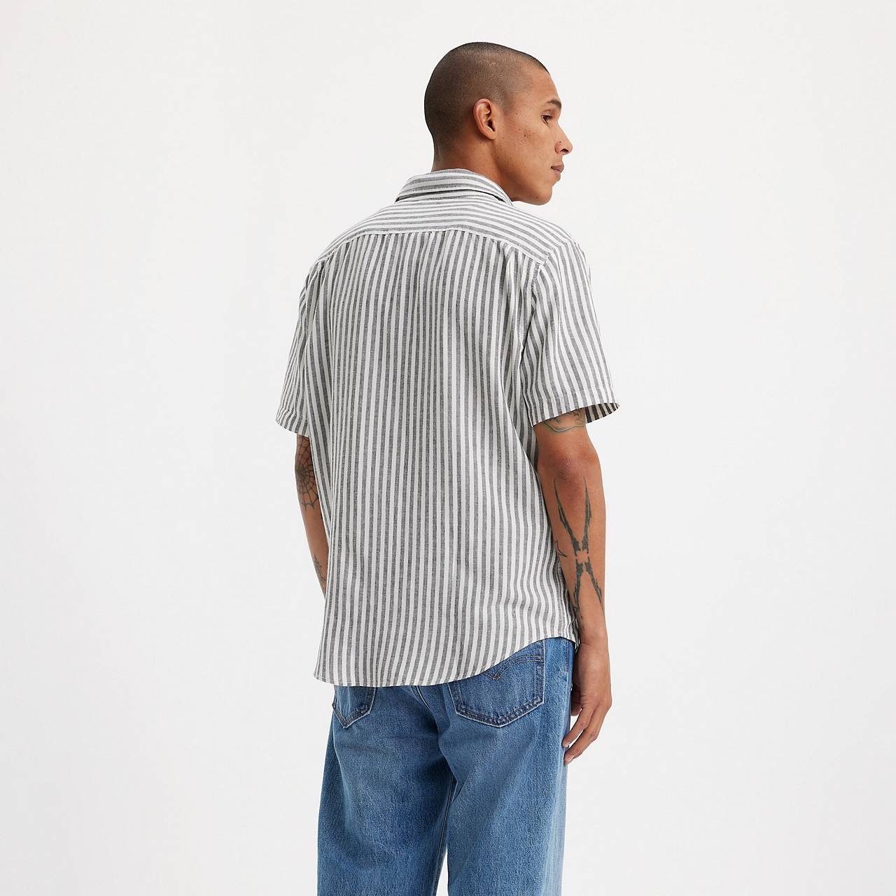 SHORT SLEEVE SUNSET ONE POCKET SHIRT - 3