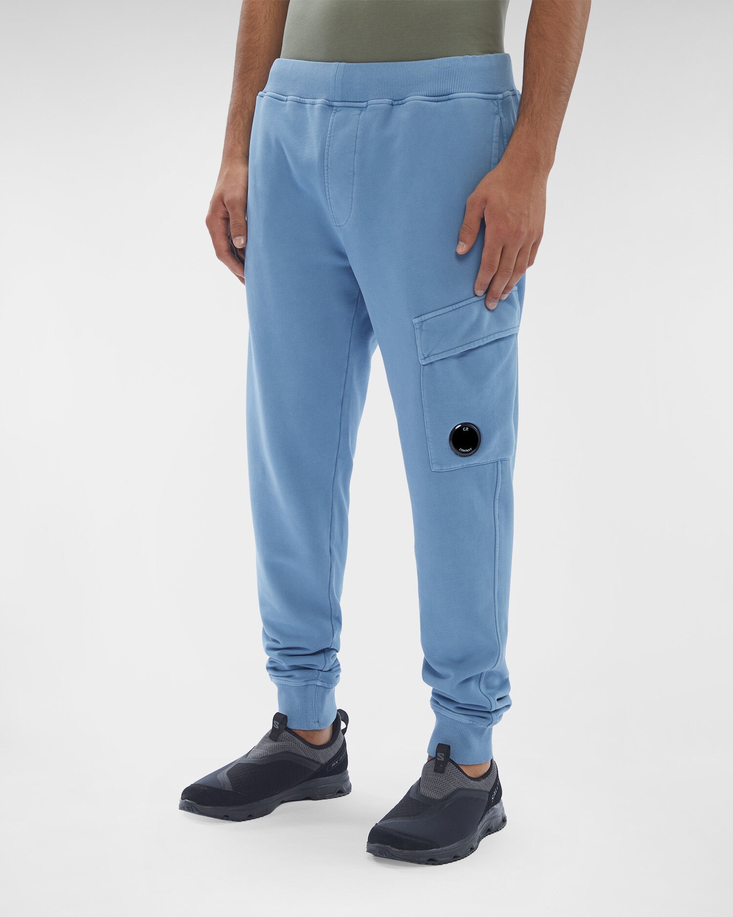 C.P. Company Brushed & Emerized Diagonal Fleece Cargo Track