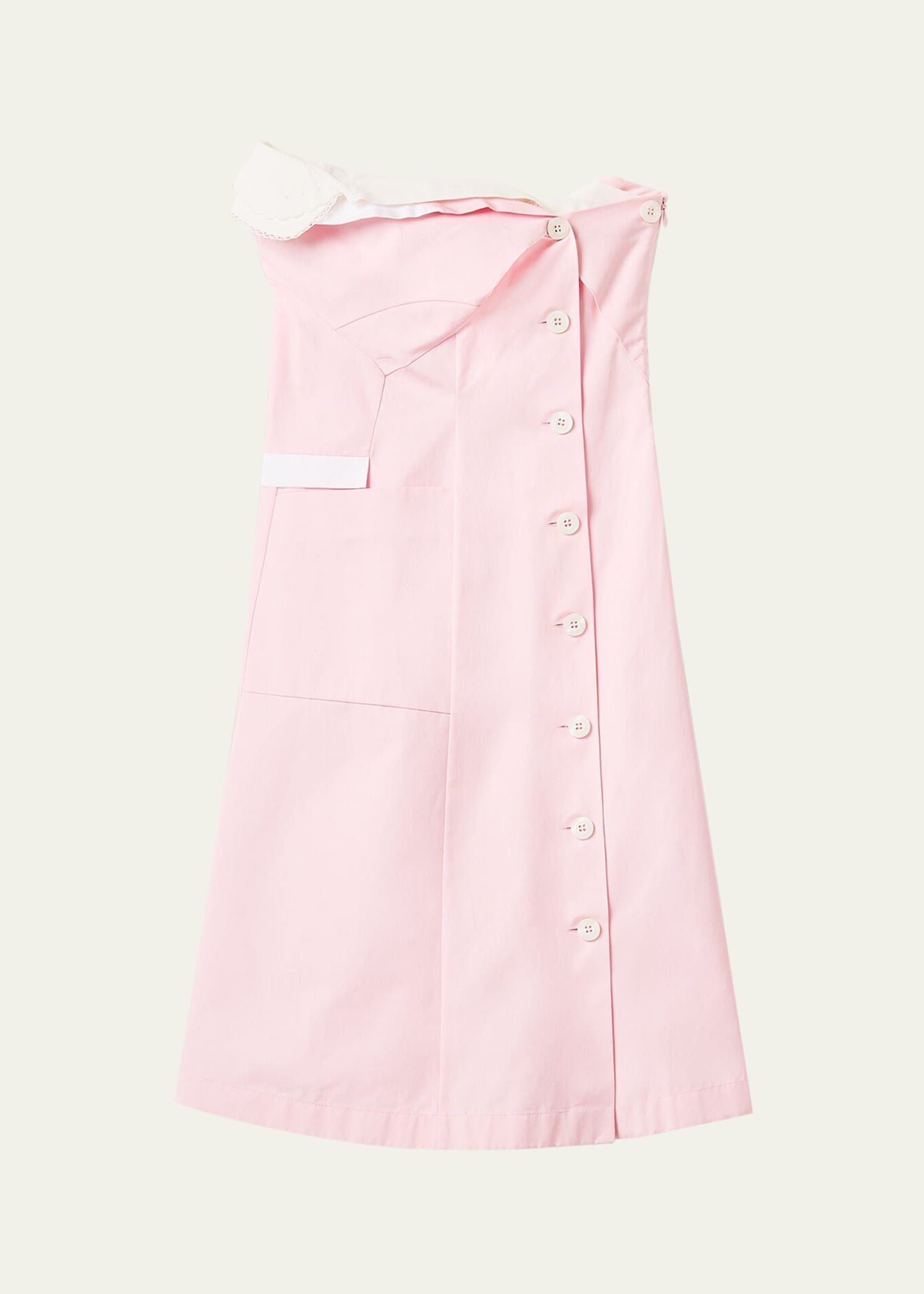 Strapless Twisted Dress - 1