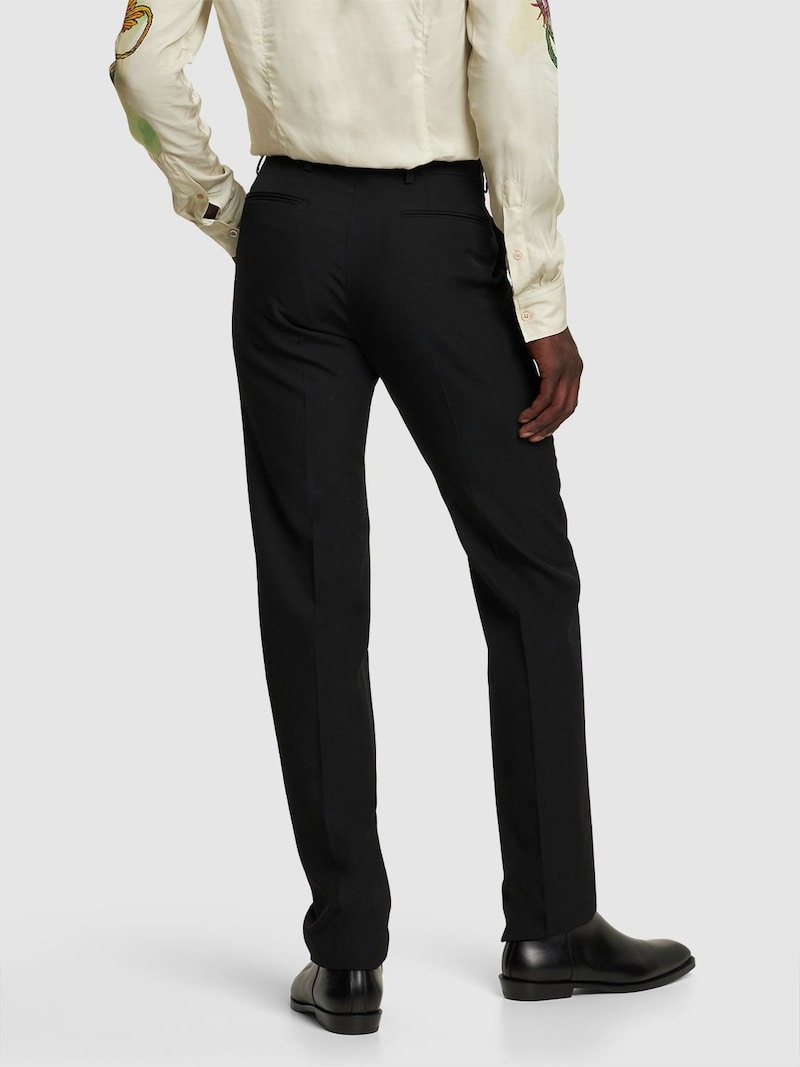 Kayne wool tuxedo suit - 4