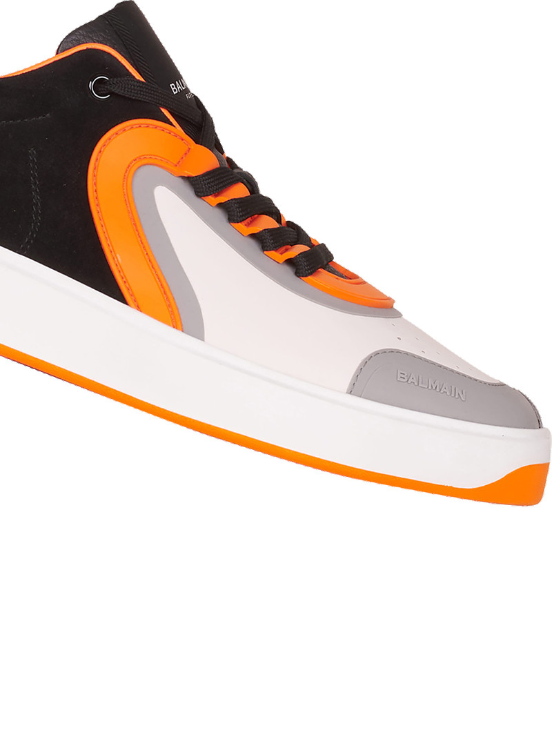 Leather and suede B-Skate sneakers 6
