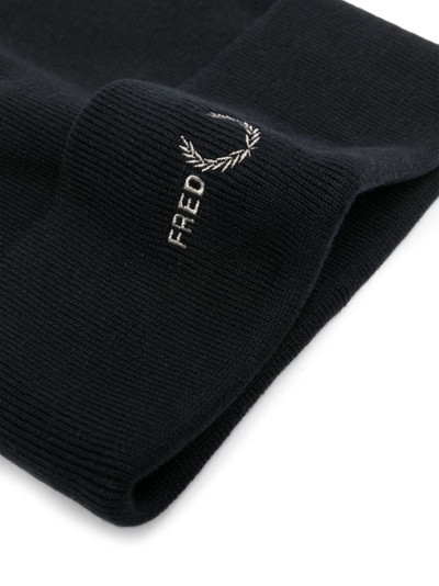 Fred Perry embroidered-logo beanie outlook