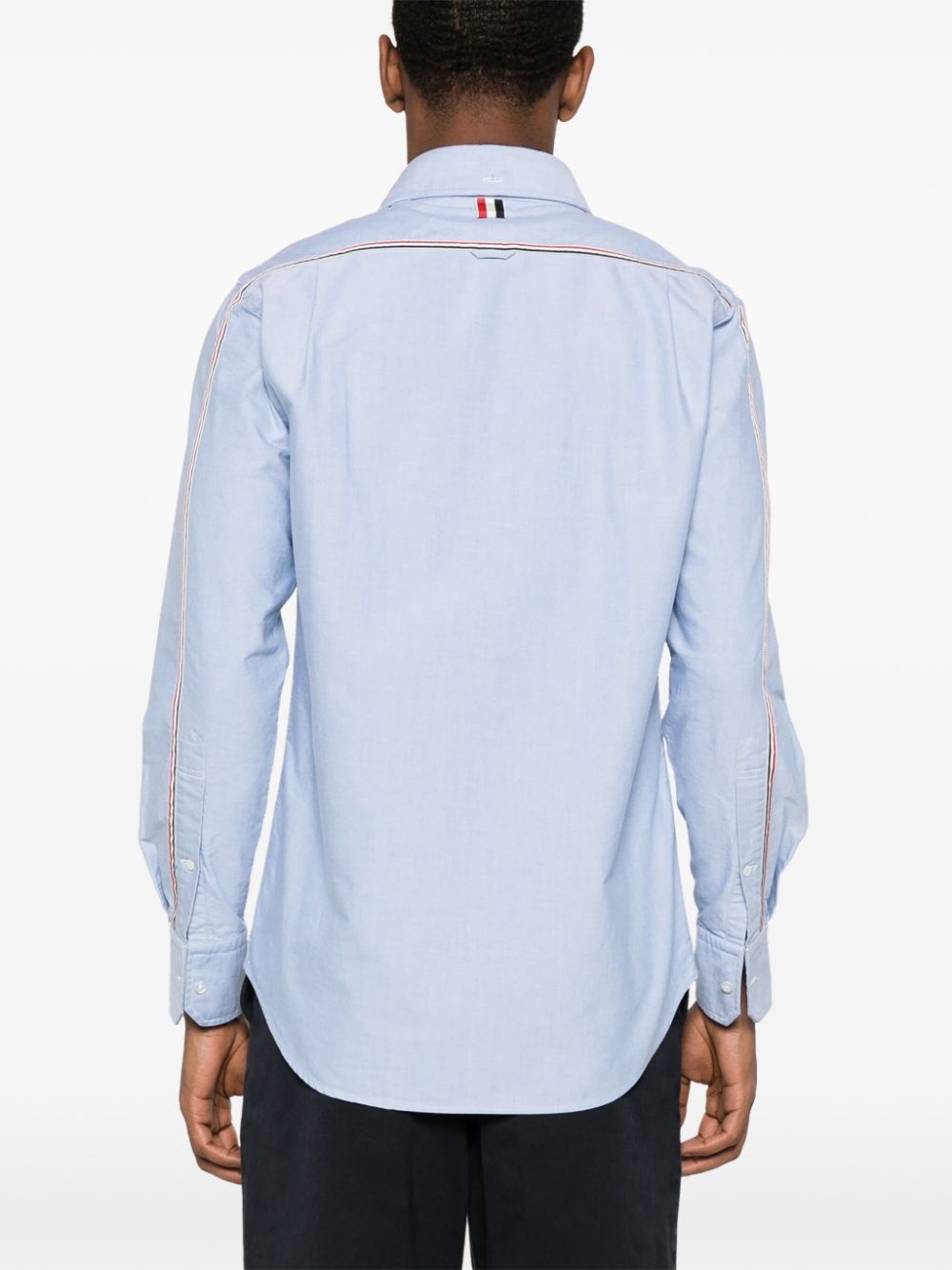 RWB-grosgrain cotton shirt - 4