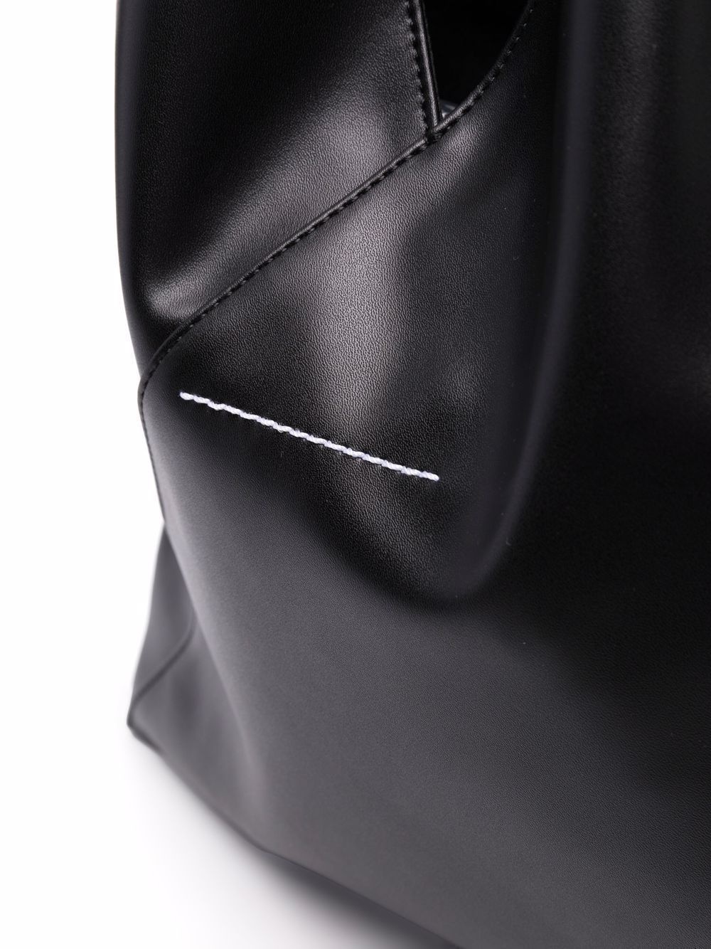 Japanese triangle leather tote bag - 4