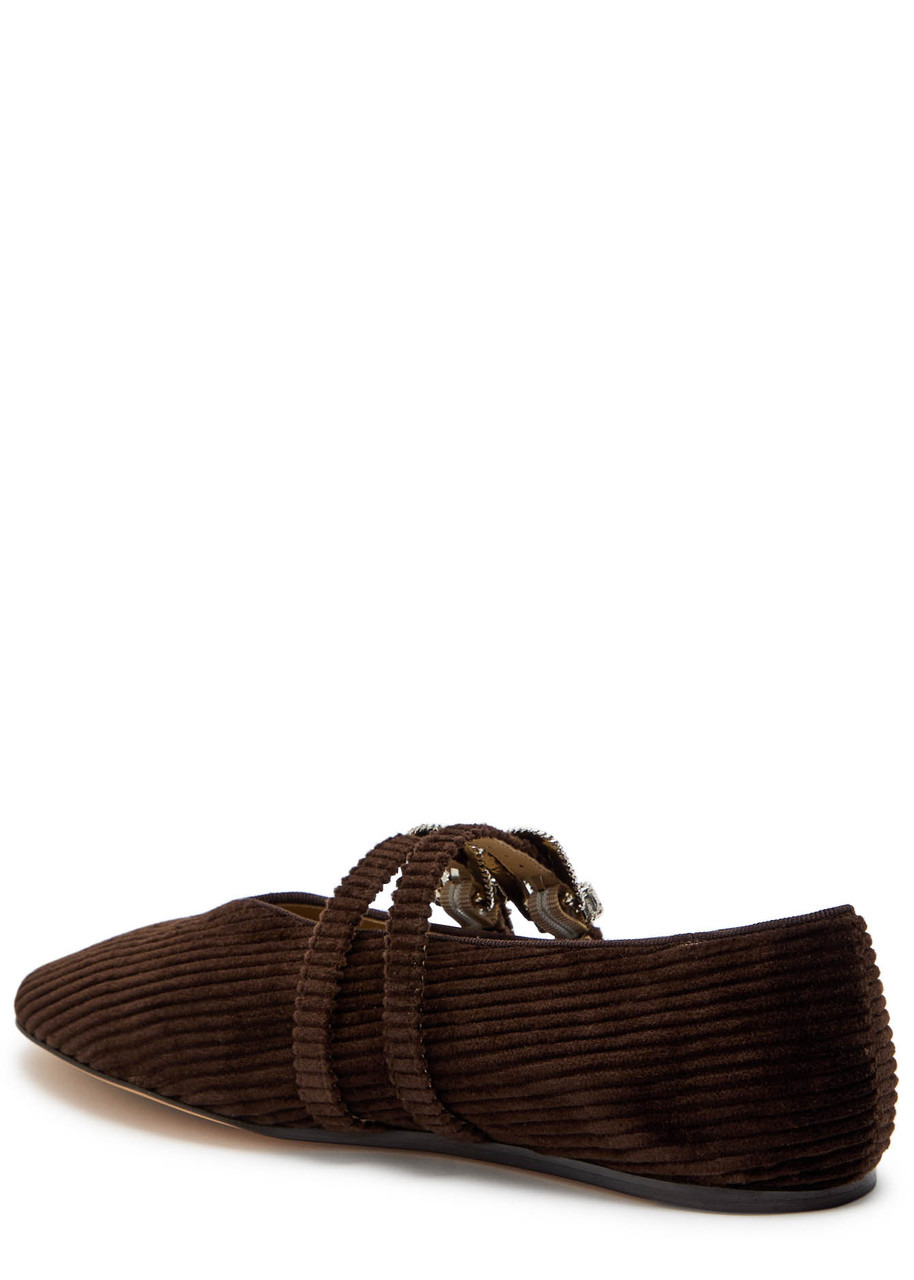 LE Monde Beryl Claudia Satin Ballet Flats - 2