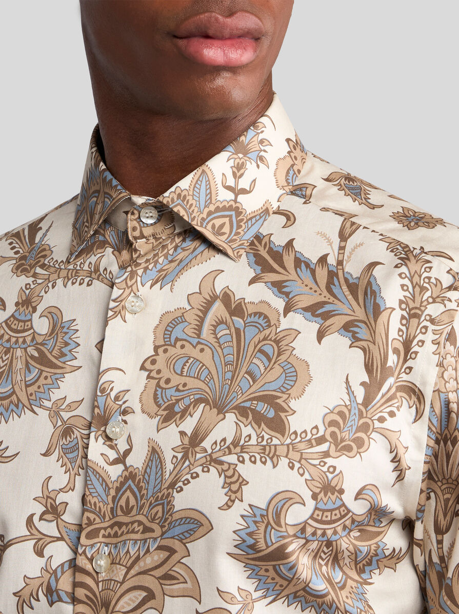 SHIRT WITH MAXI FLOWERS - 3