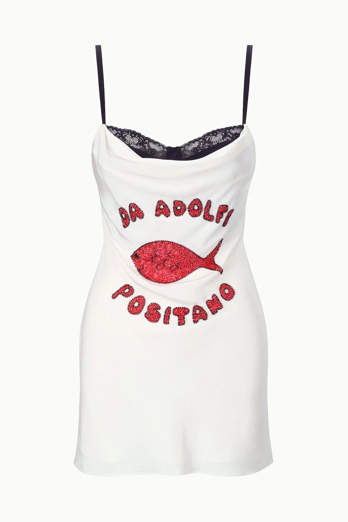 STAUD EVANGELINE SILK MINI DRESS DA ADOLFO - 1