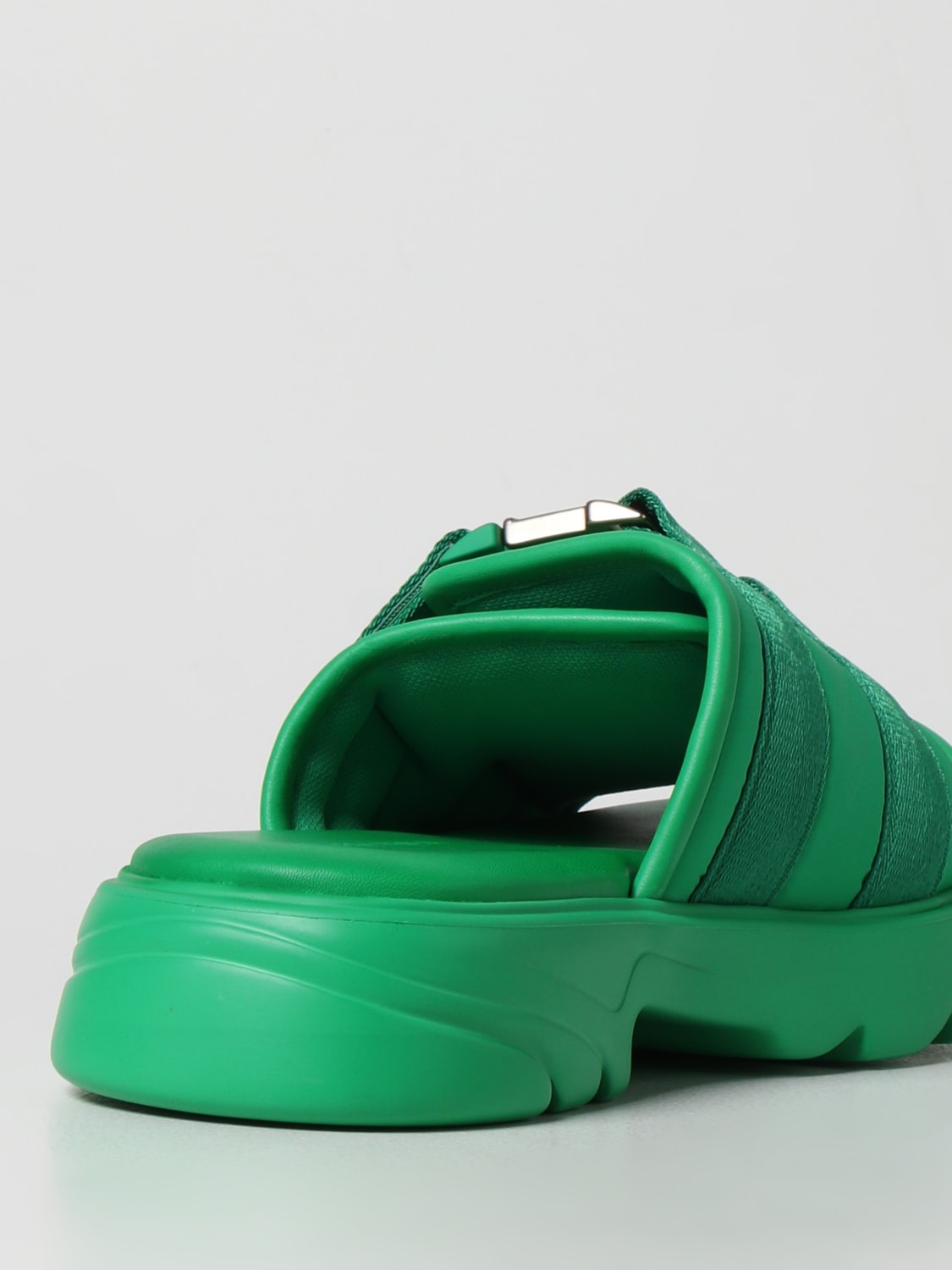 Bottega Veneta Flash rubber and canvas sandals - 3