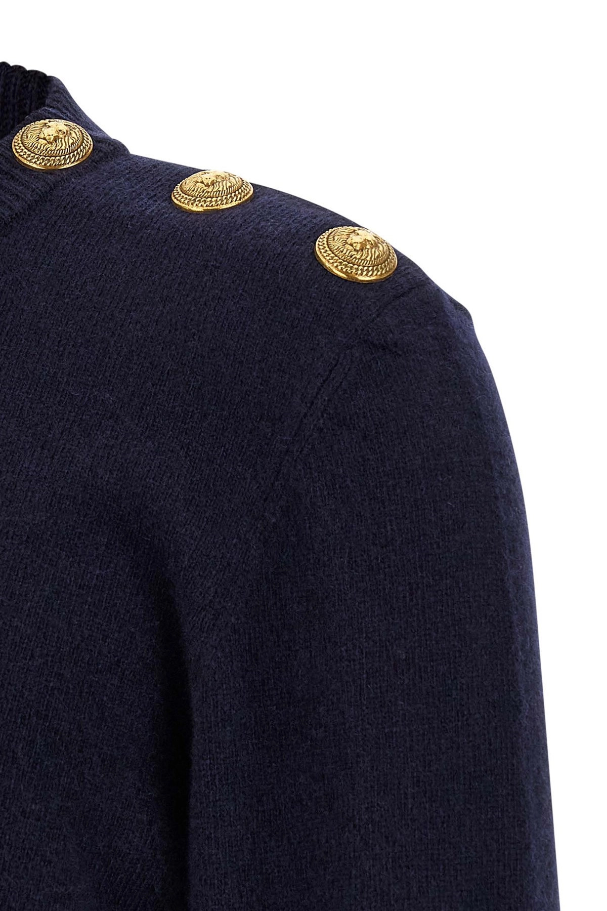 'Leone catena' button sweater - 5