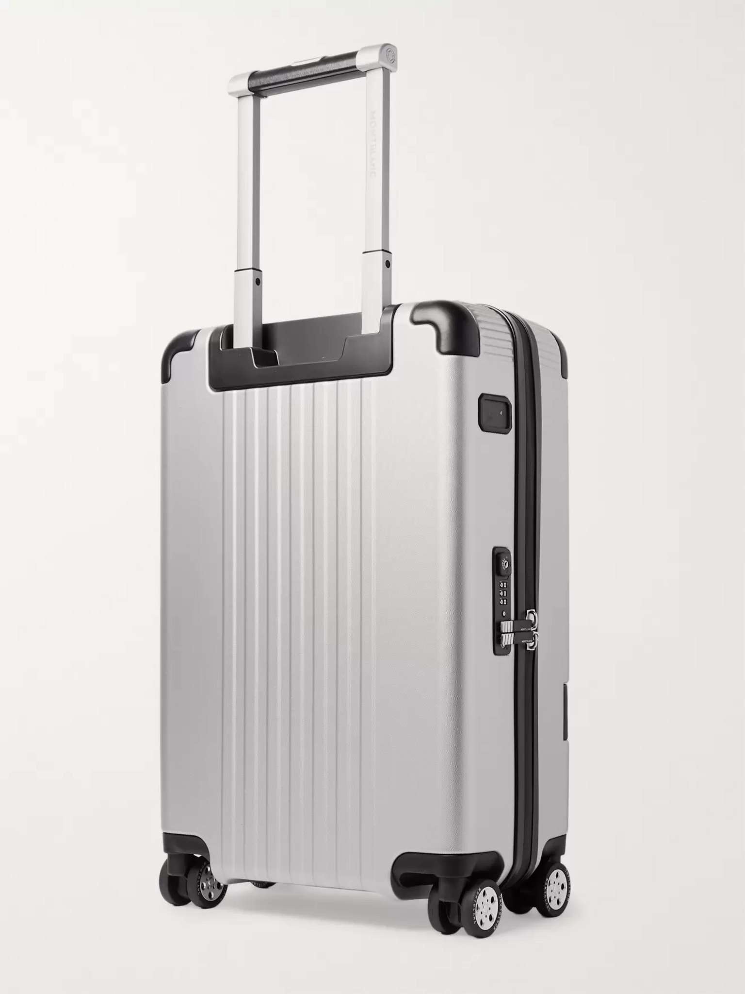 #MY4810 Medium 61cm Leather-Trimmed Polycarbonate Suitcase - 4