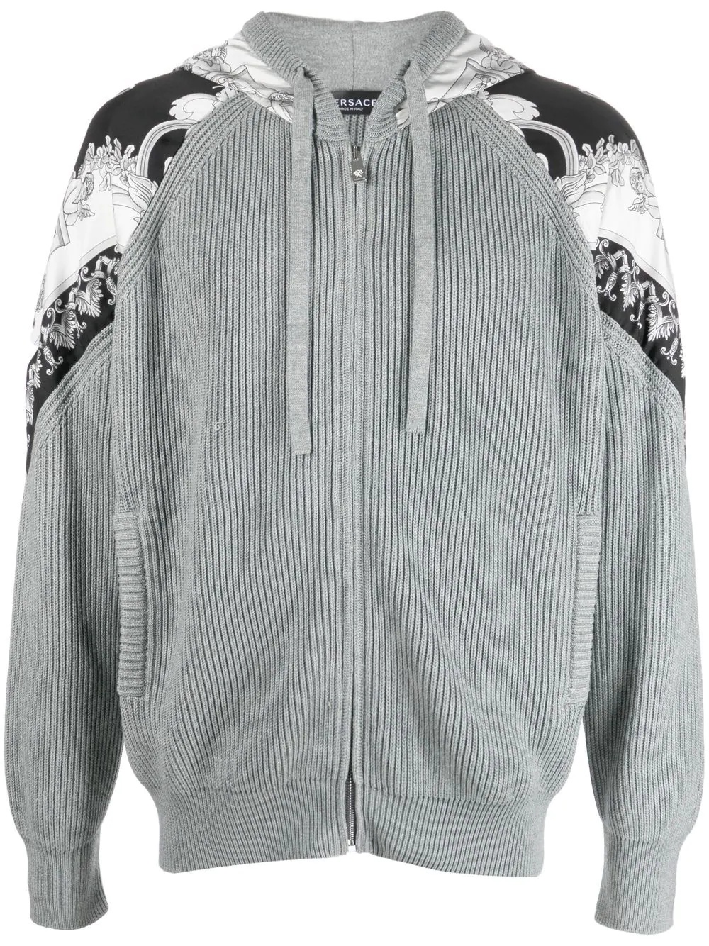 filigree-print hoodie - 1