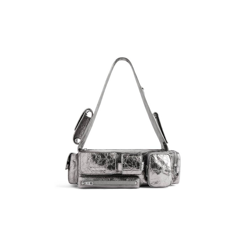 Women's Superbusy Xs Sling Bag Metallized in Silver 1