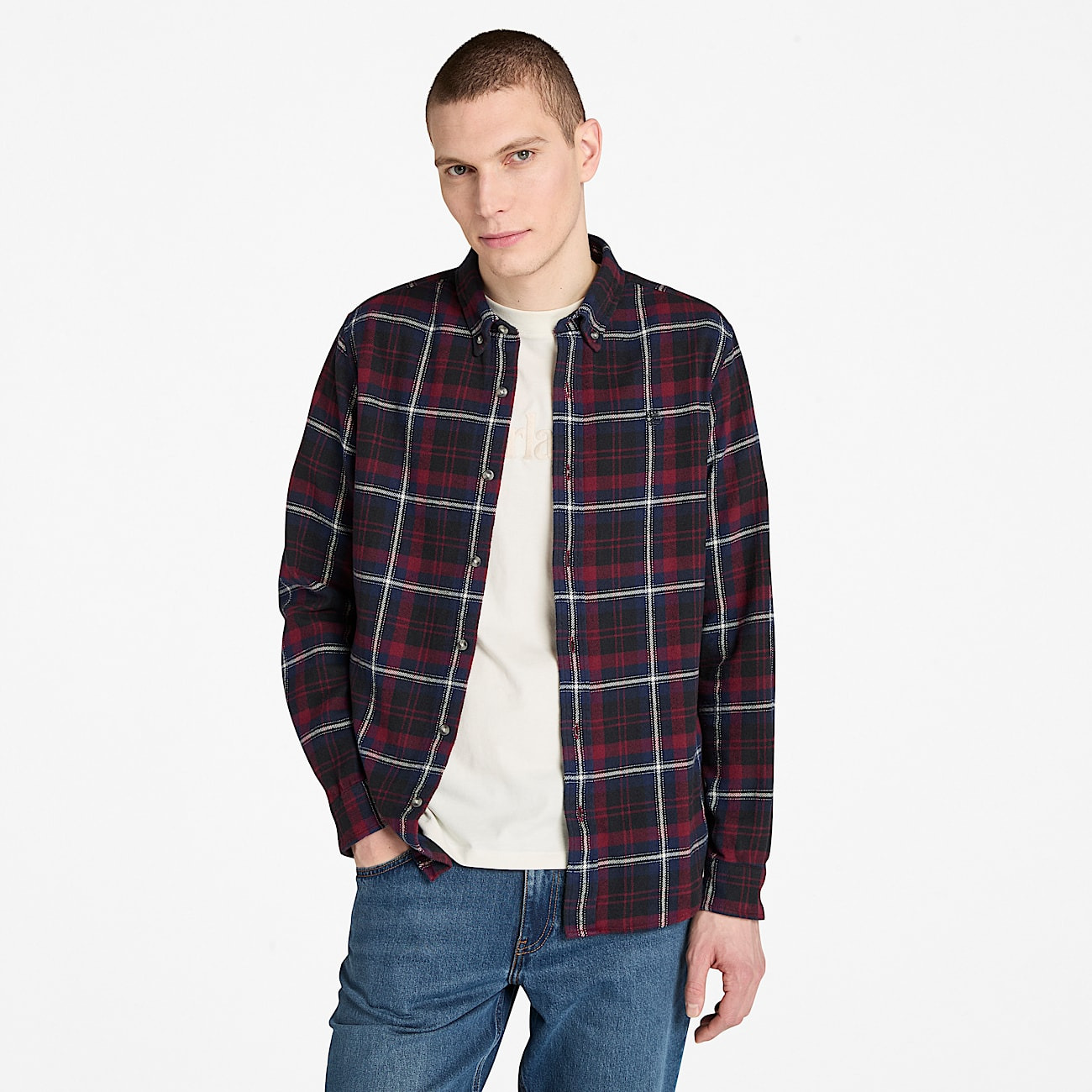 Men's Midweight Flannel Checkered Shirt - 2