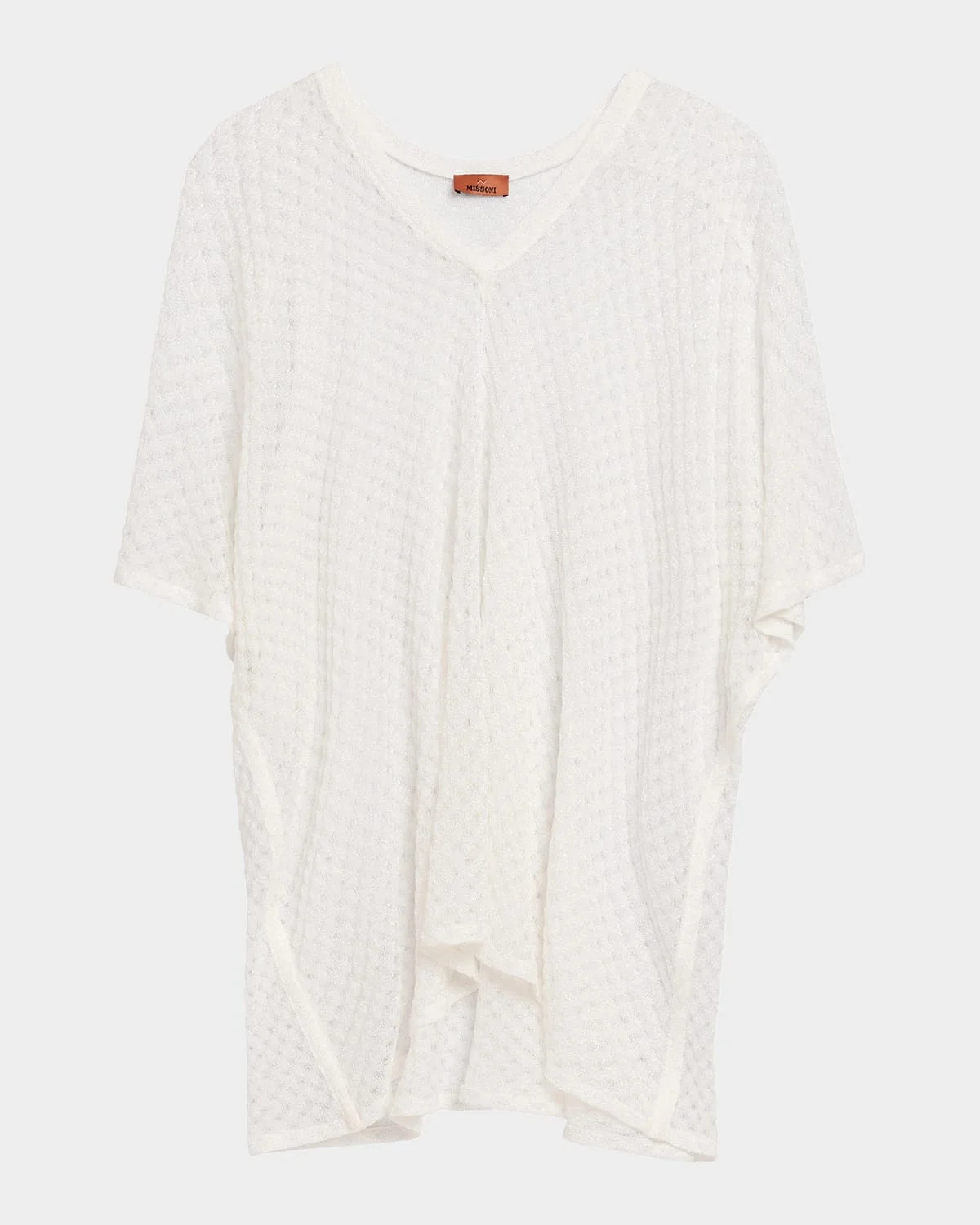 Sheer Knit Caftan Coverup - 1