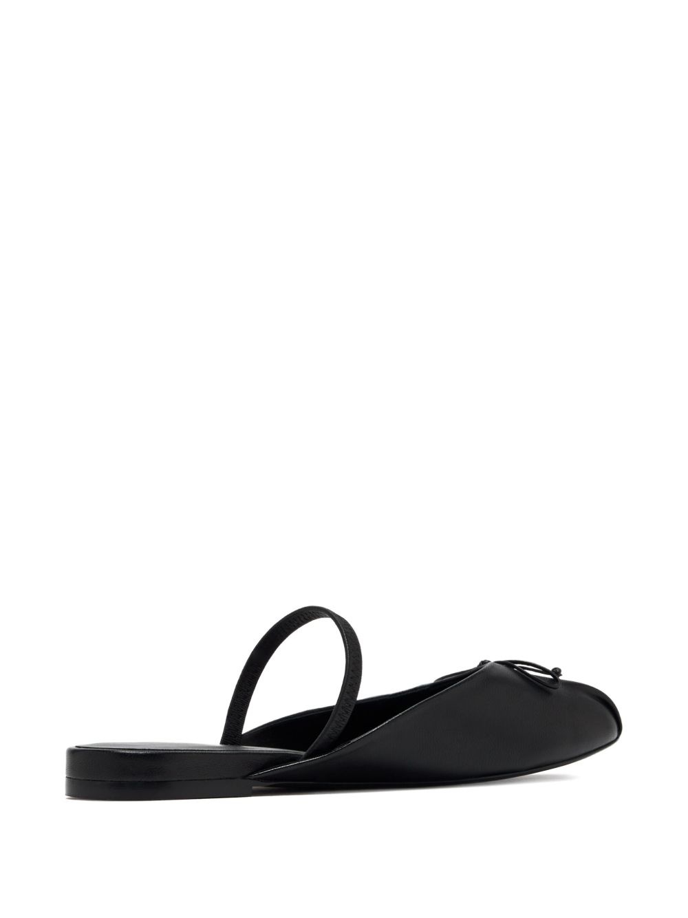 Prima bow-detail leather mules - 3