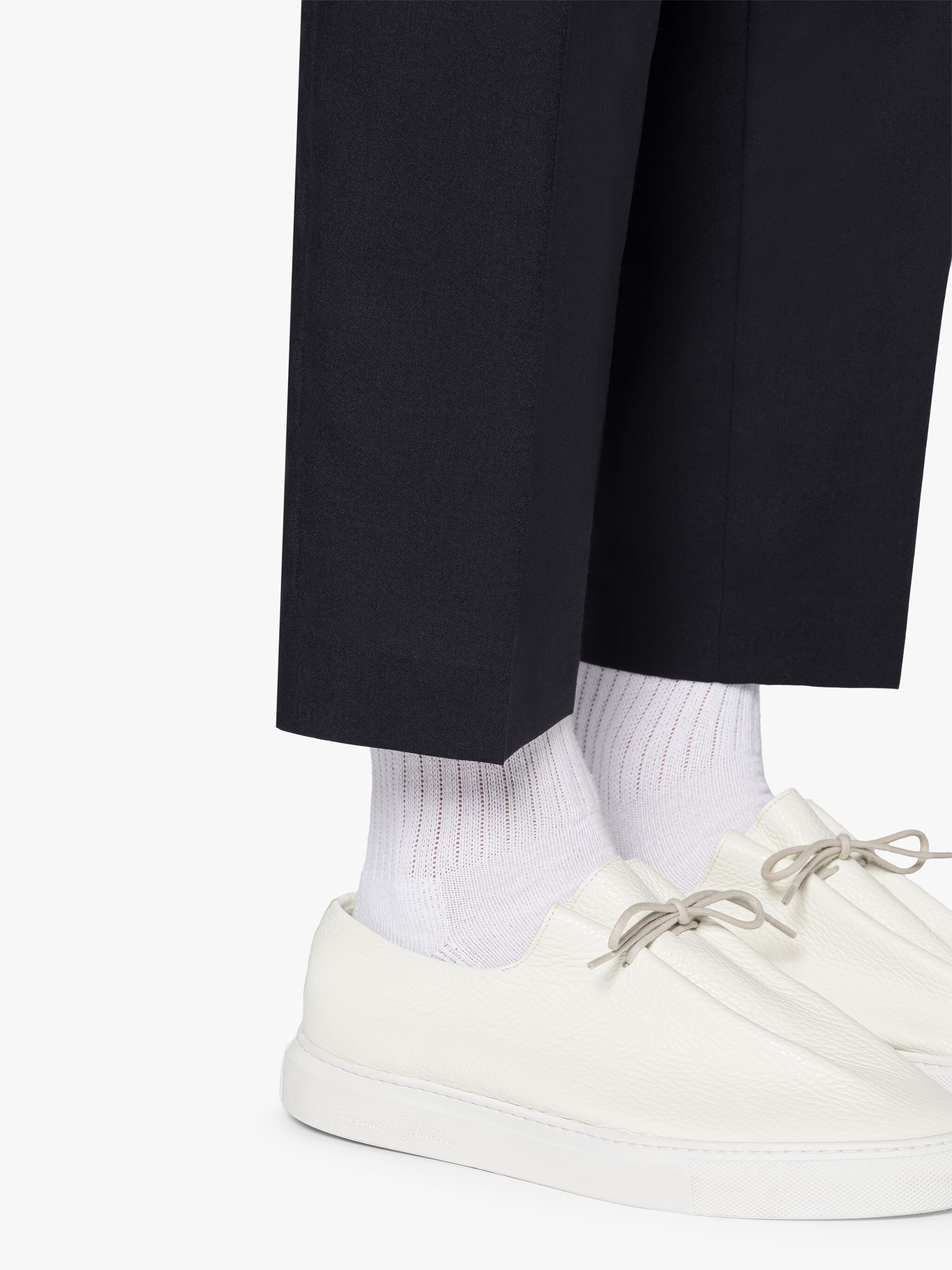 THE STANDARD NAVY WOOL TROUSERS - 6