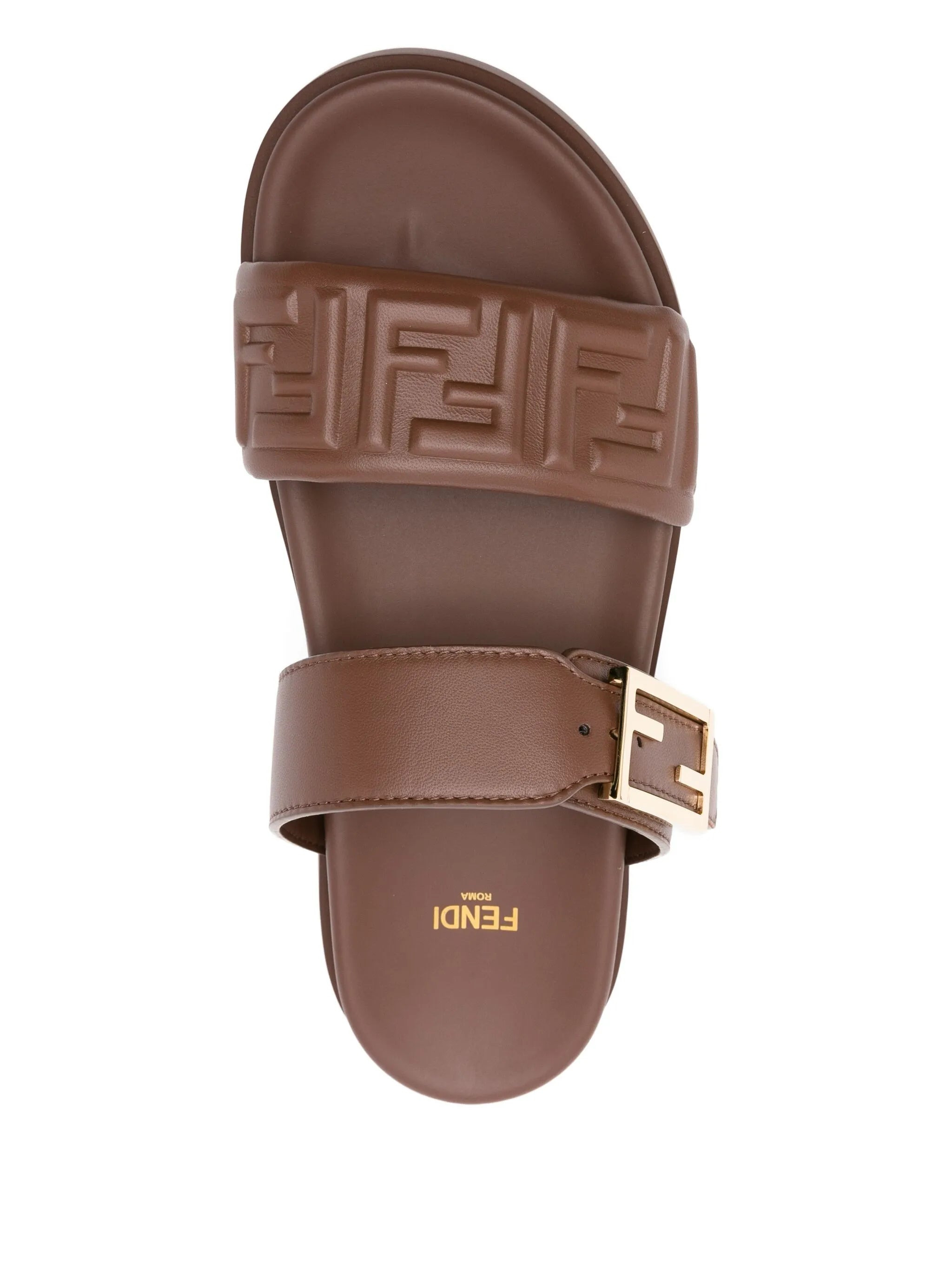 Fendi Double-band Flat Sandals - 3