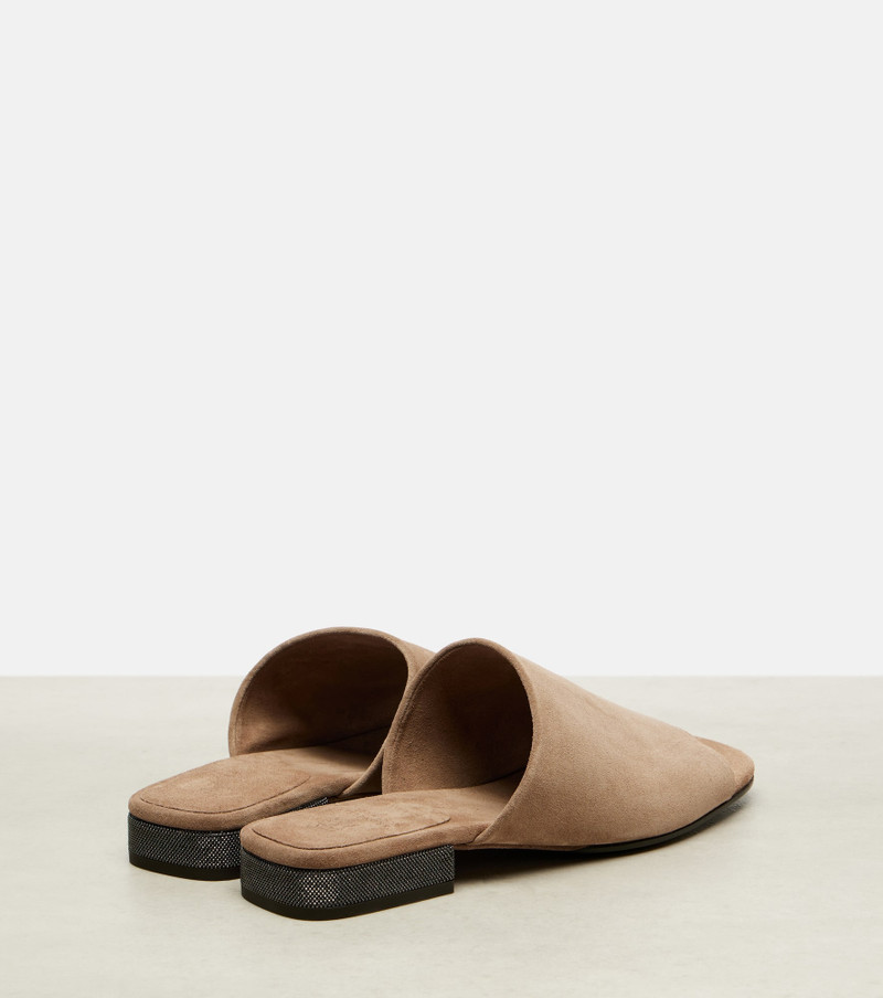 Brunello Cucinelli Suede sandals outlook