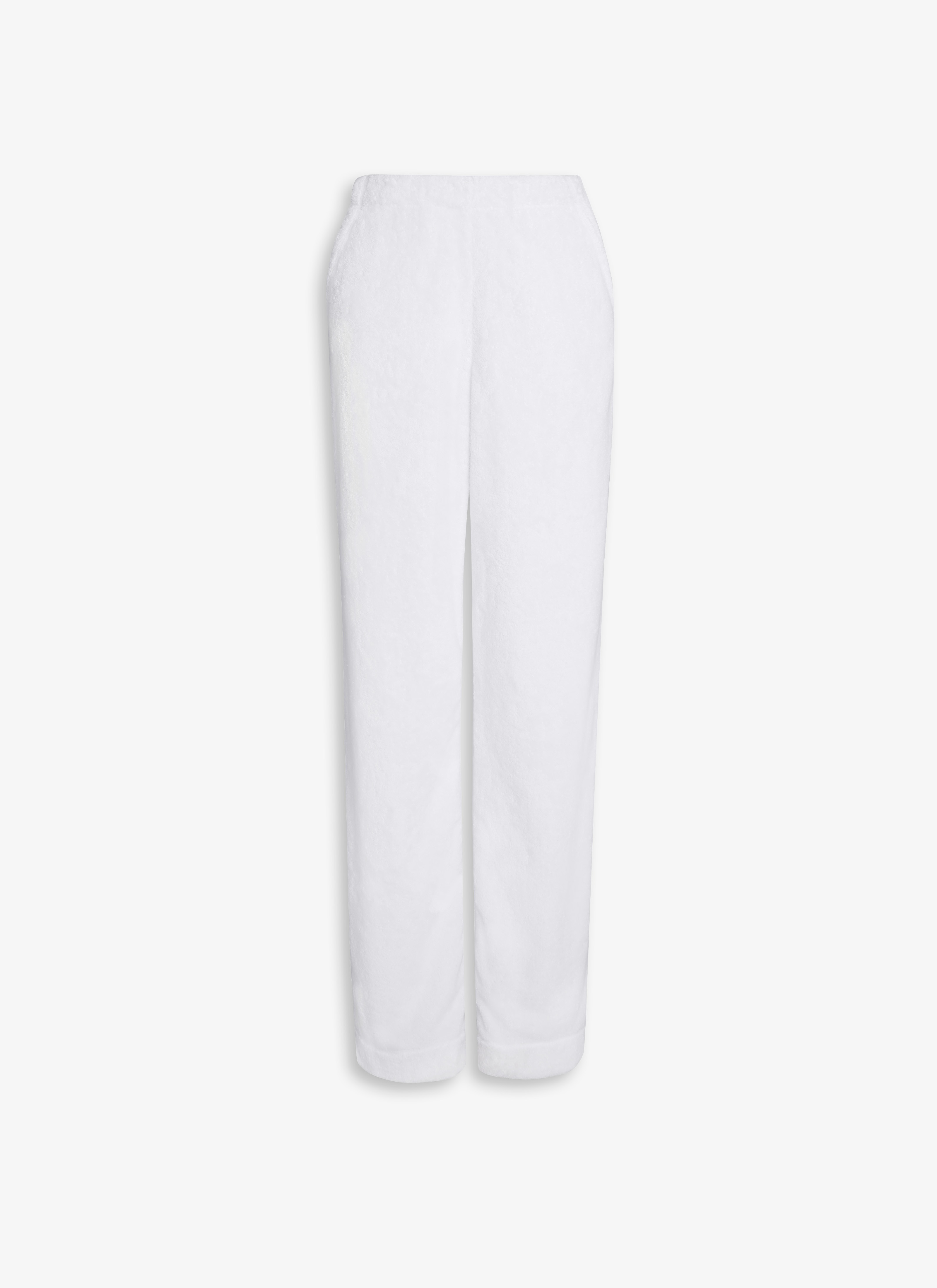 LOOSE PANTS IN COTTON TERRY - 1