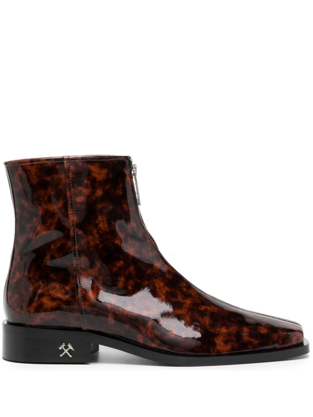 Adem tortoiseshell ankle boots - 1