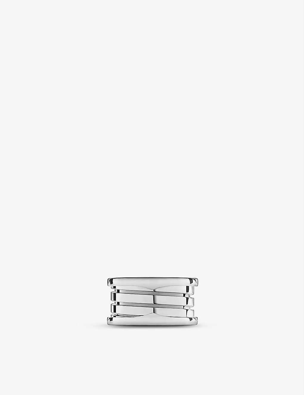 B.zero1 four-band 18ct white-gold ring - 5