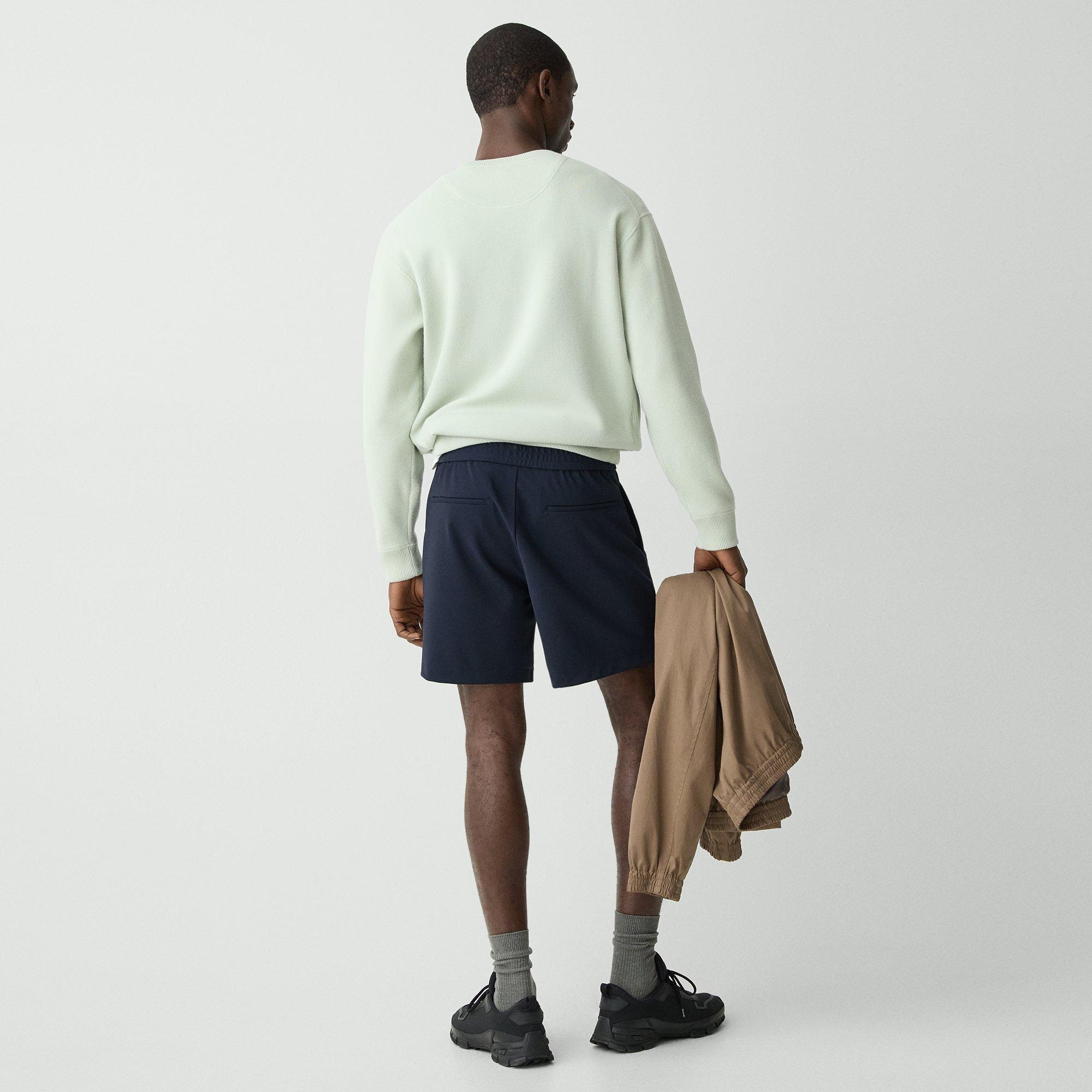 Curtis Drawstring Short in Precision Ponte - 4