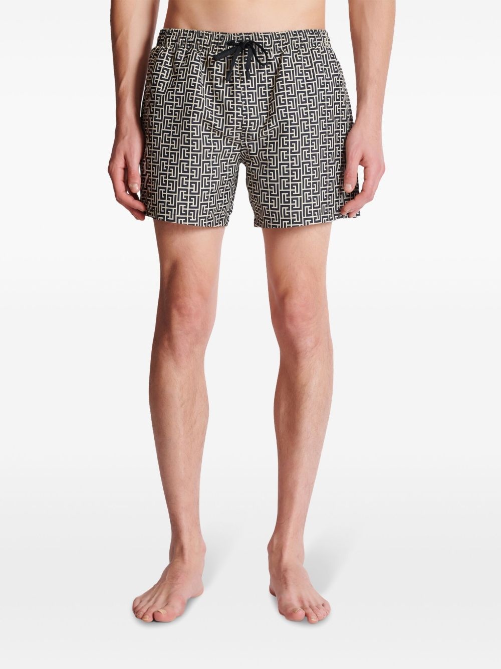 PB Labyrinth-print swim shorts - 4