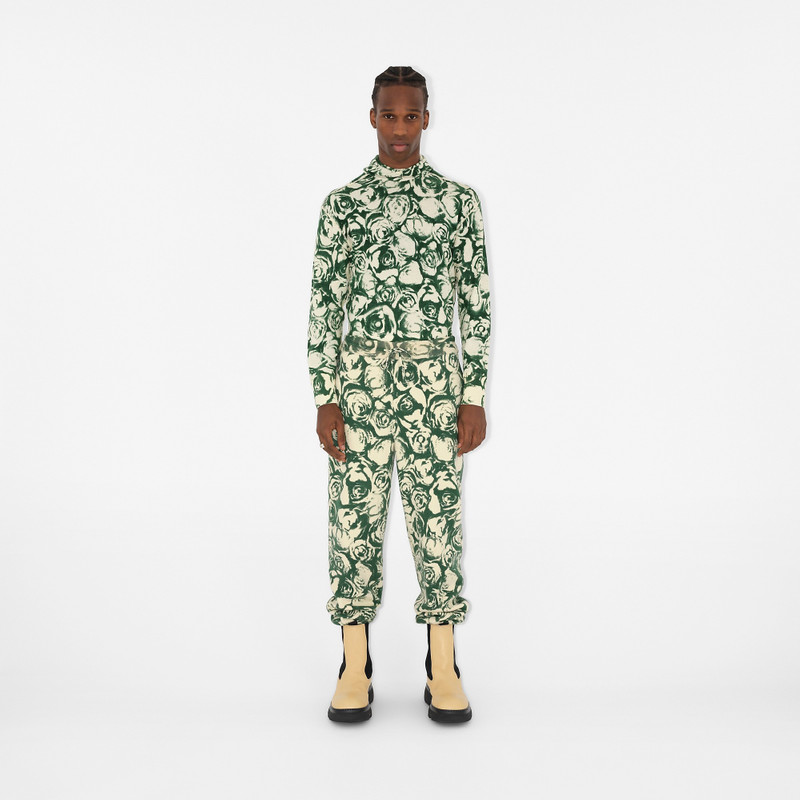 Burberry Rose Wool Jogging Pants outlook