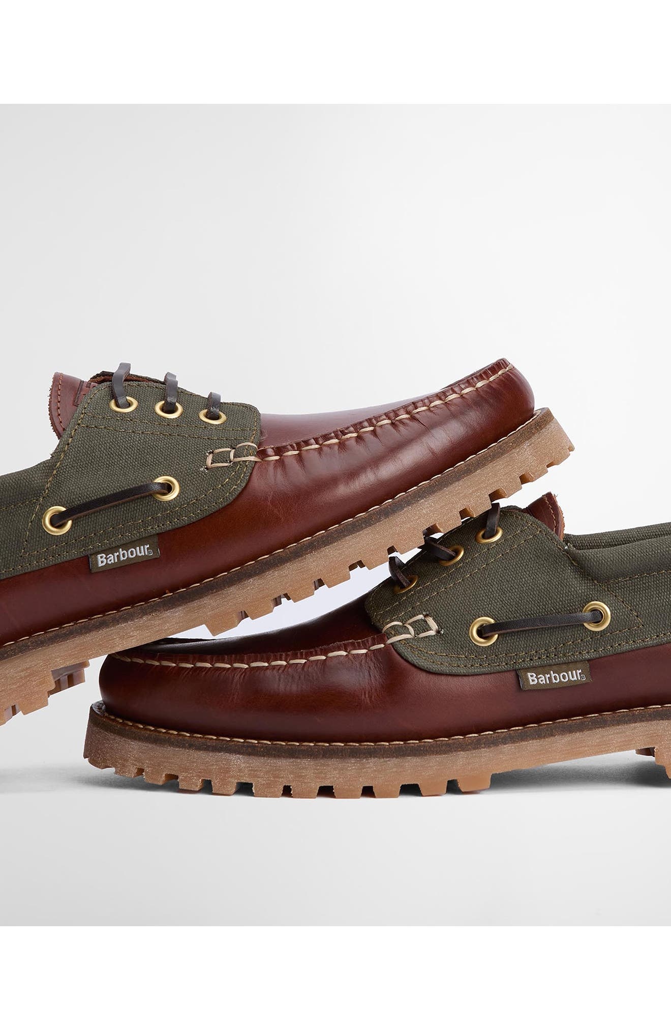 Barbour Deck Boat Shoe in Mahogany at Nordstrom - 7