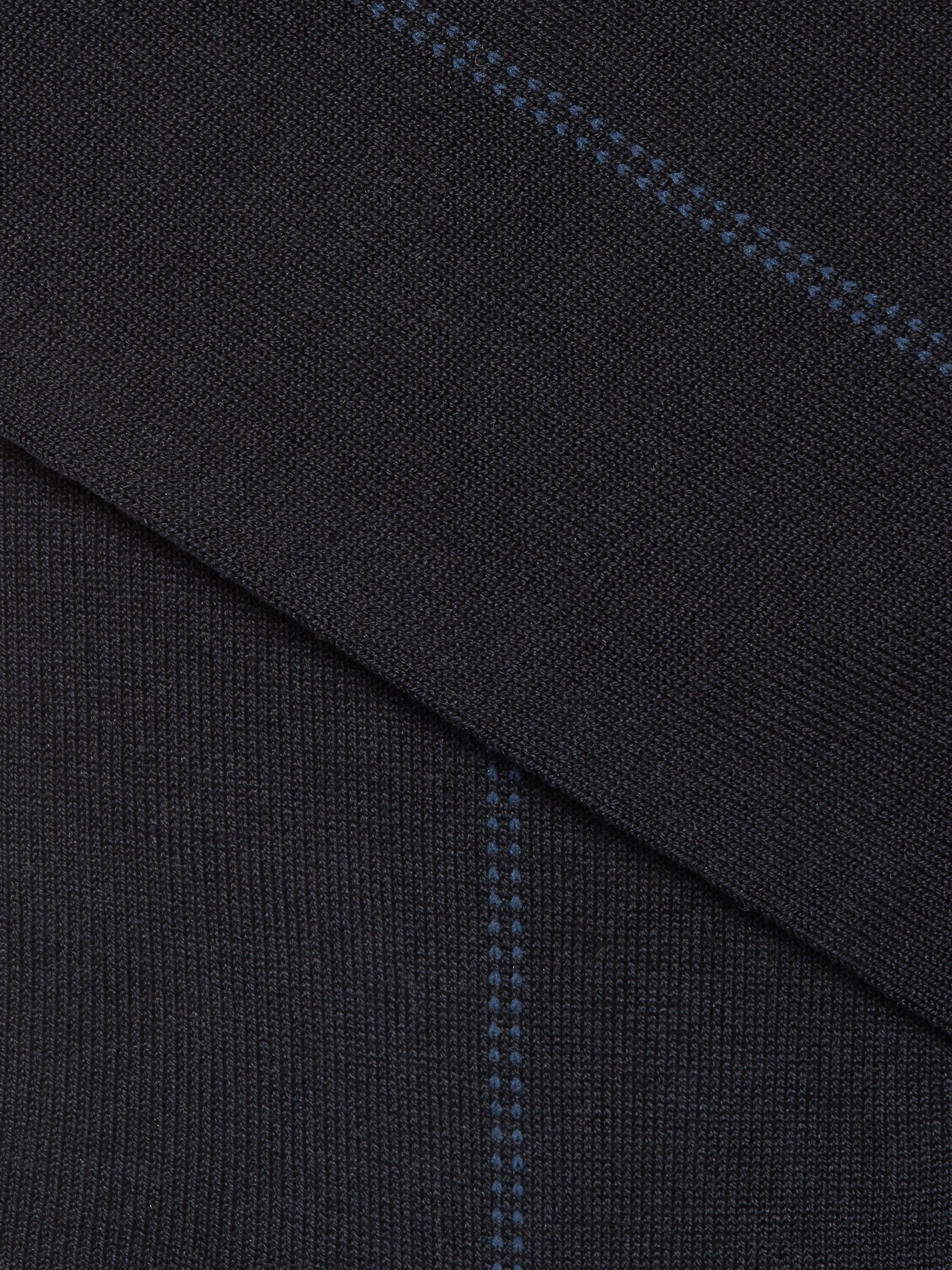 BLUE COTTON BLEND SOCKS - 2