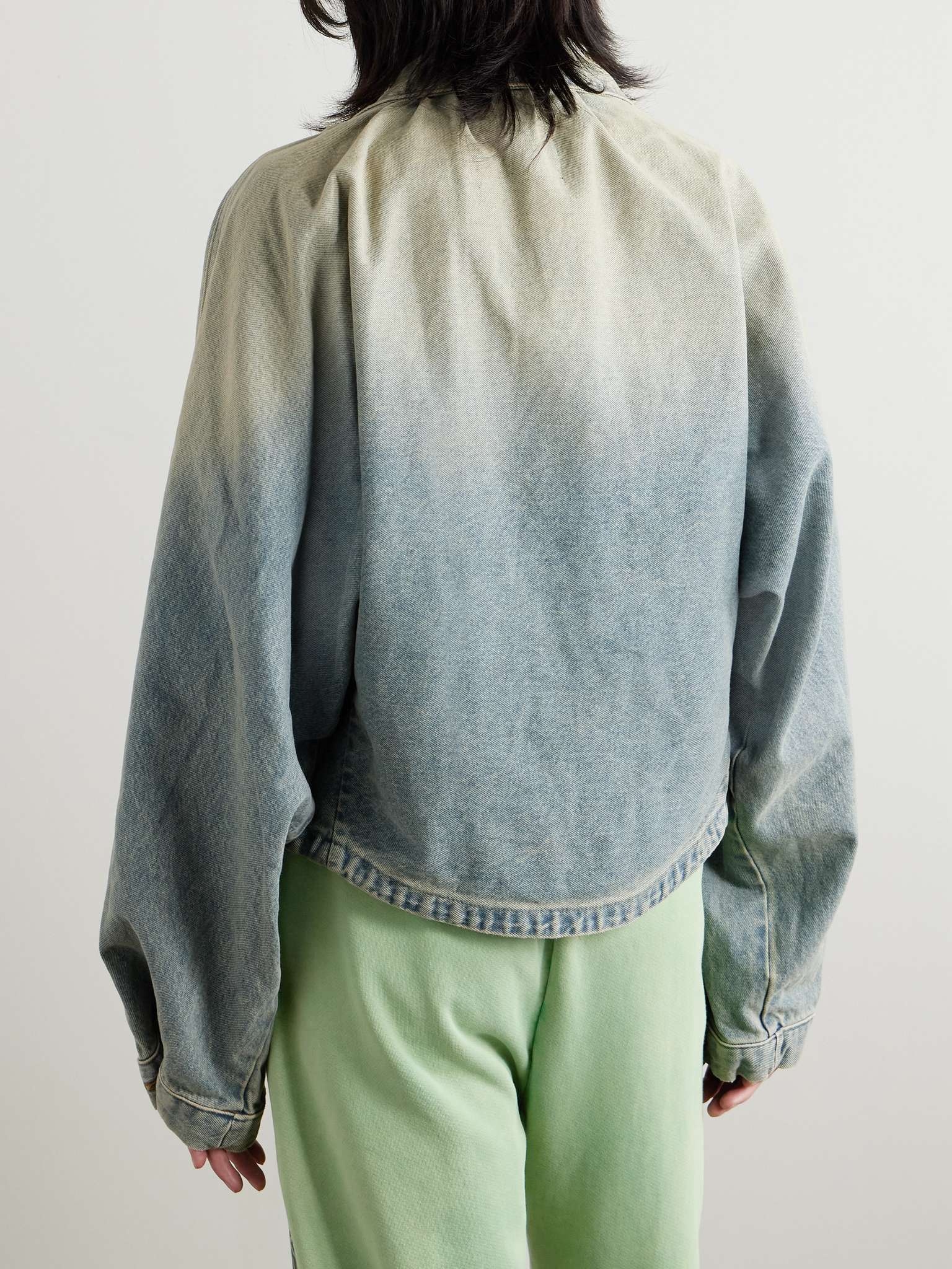 Fathers Garden Logo-Appliquéd Denim Jacket - 4