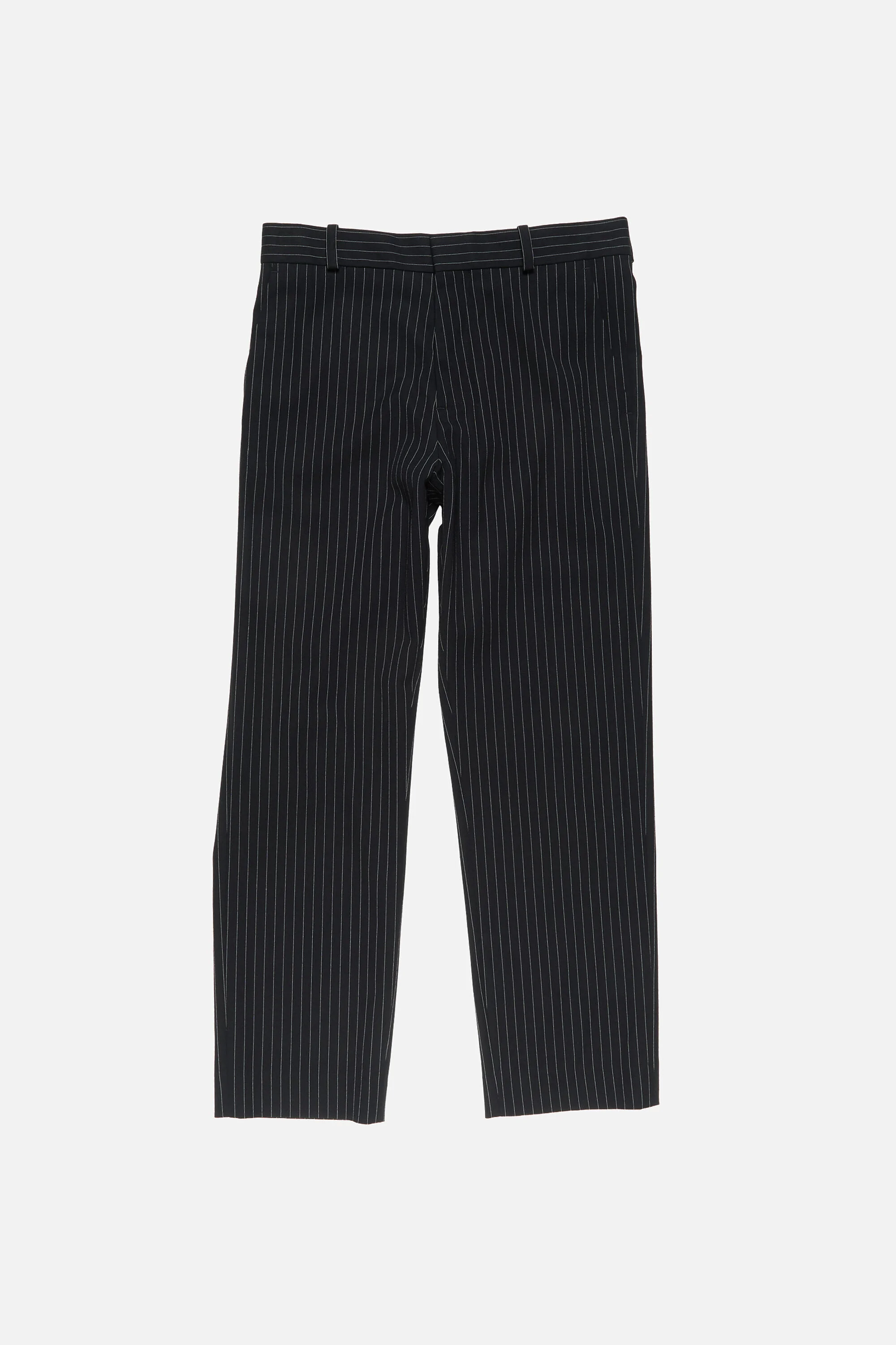 Pinstripe suit trousers - Navy/white - 1