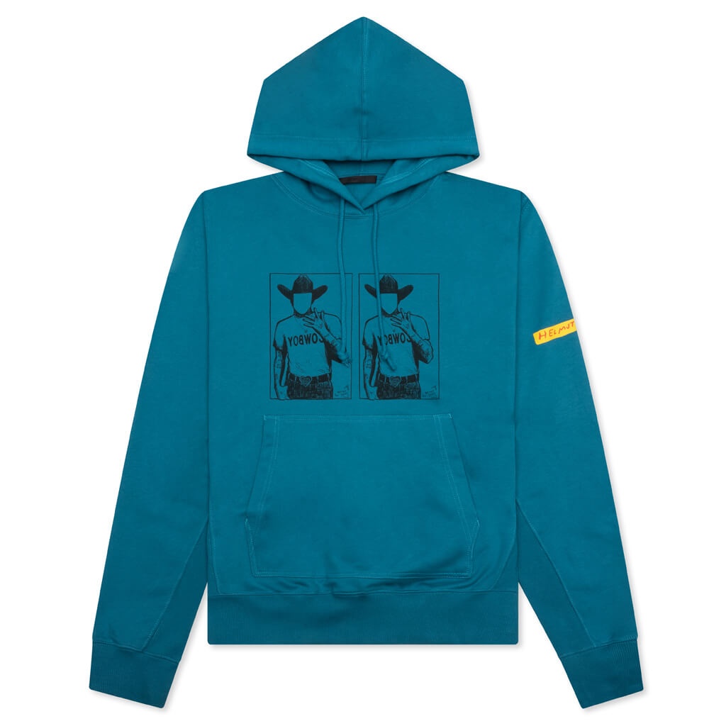 SCRIBBLE LOGO HOODIE - RIVER - 1