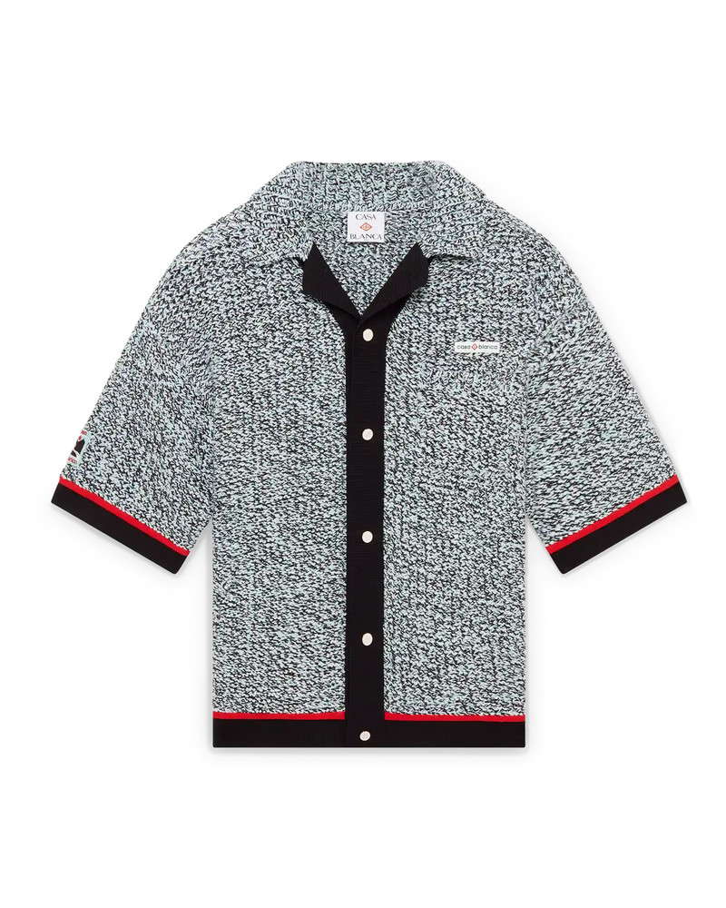 Cotton Mouliné Short Sleeve Shirt 1