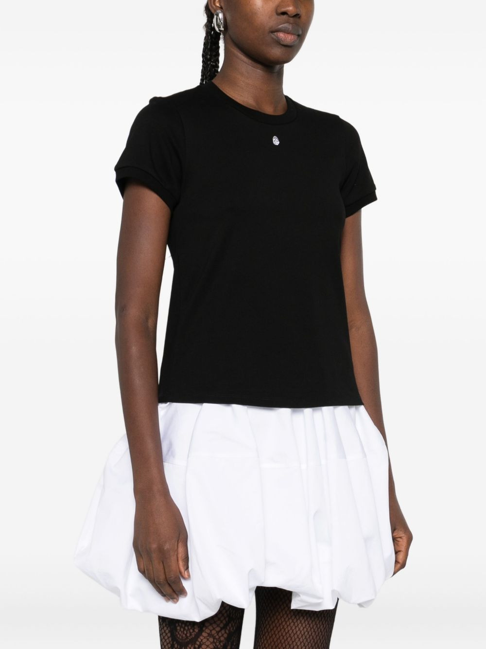 logo cotton t-shirt - 3