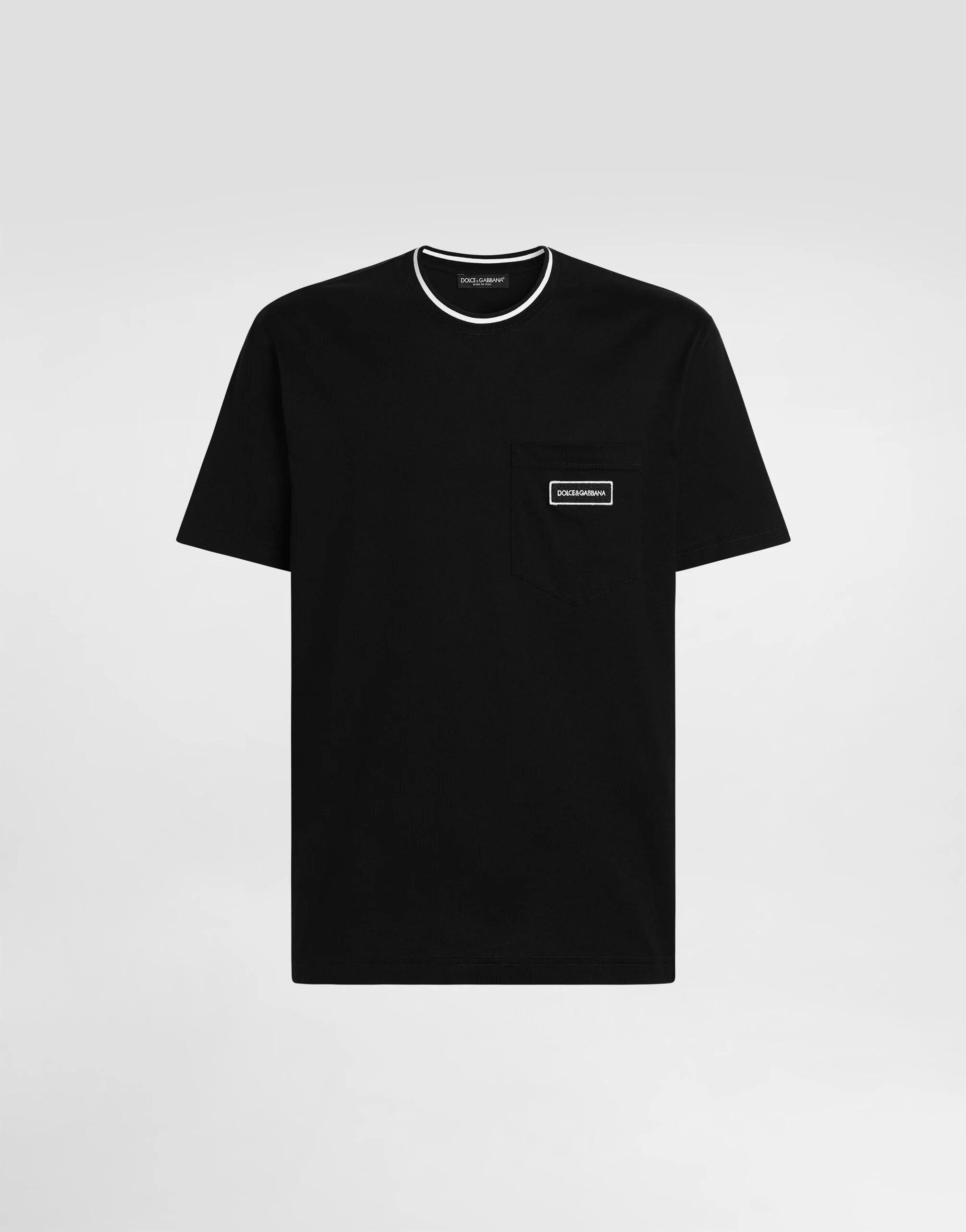 Cotton t-shirt with logo - 1