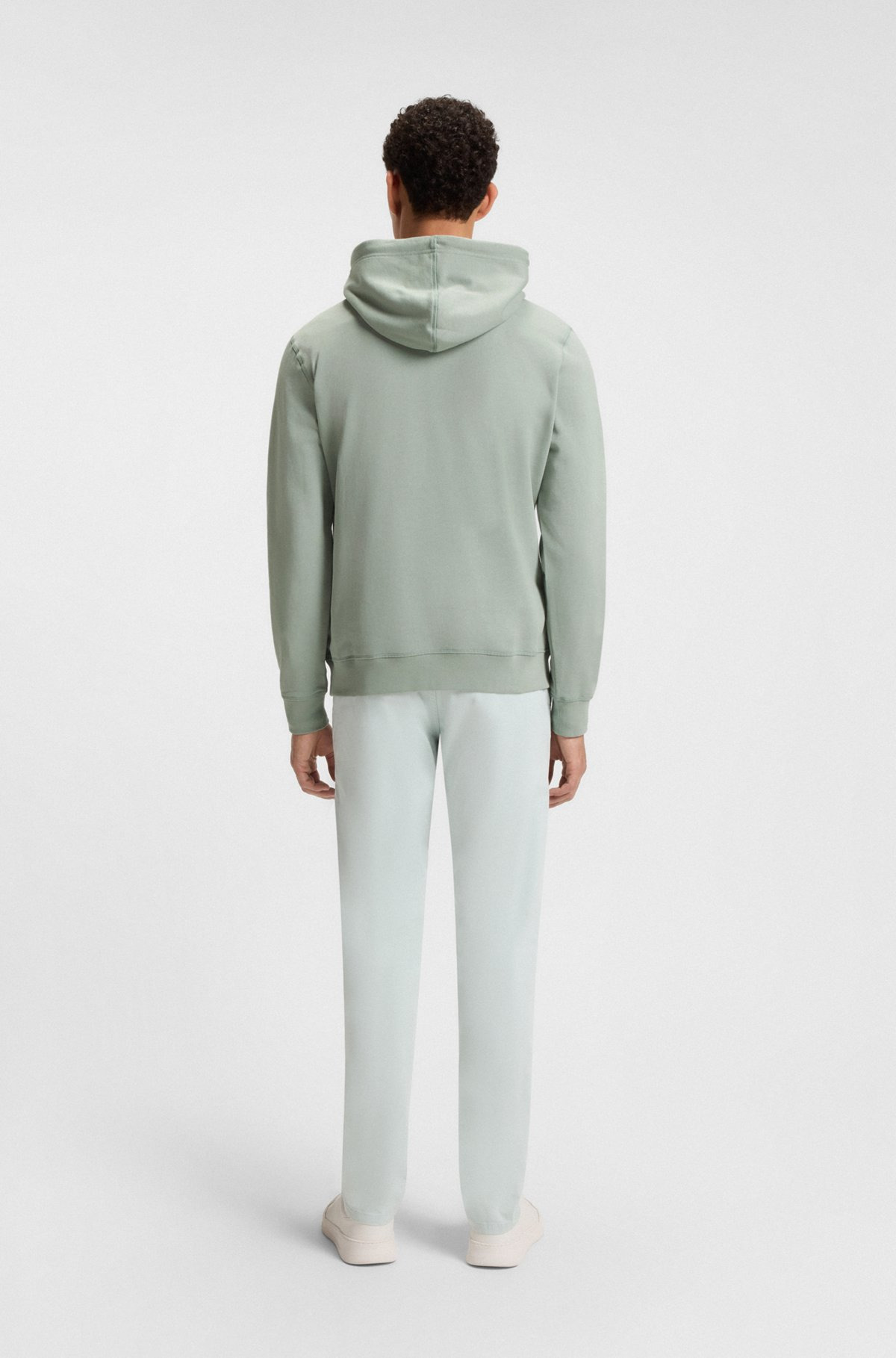 COTTON-TERRY HOODIE WITH LOGO PATCH - 5