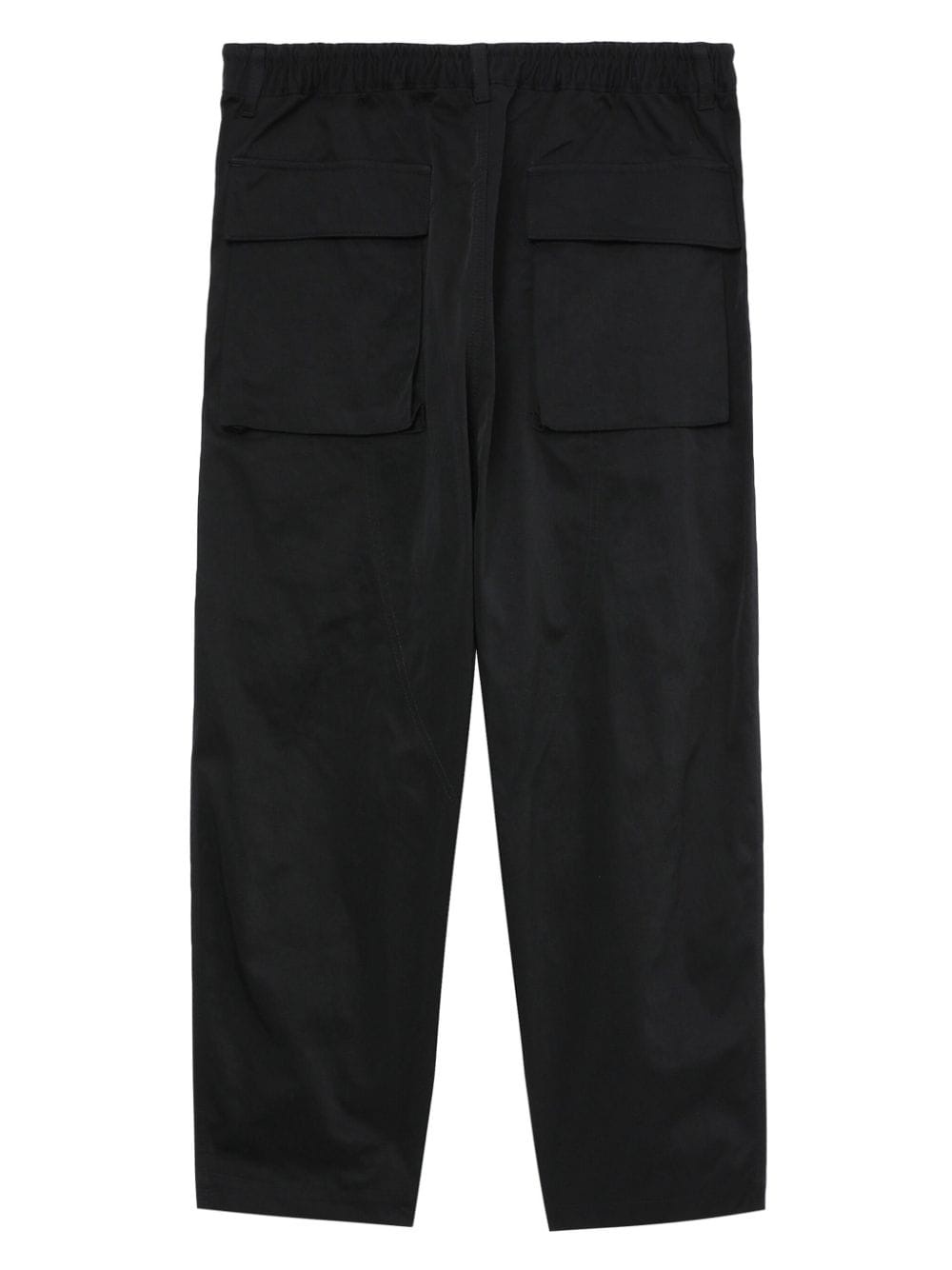 drop-crotch cropped cargo trousers - 6