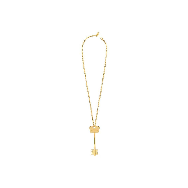 BALENCIAGA Bb Key Necklace  in Gold outlook