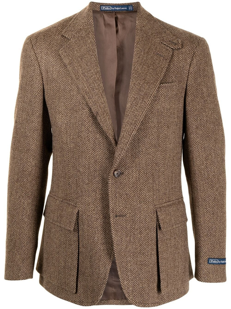 herringbone-pattern sport coat 1