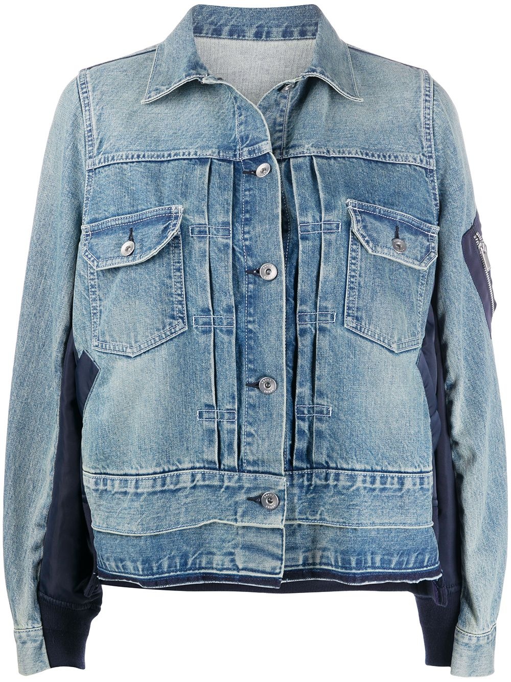 relaxed-fit denim jacket - 1