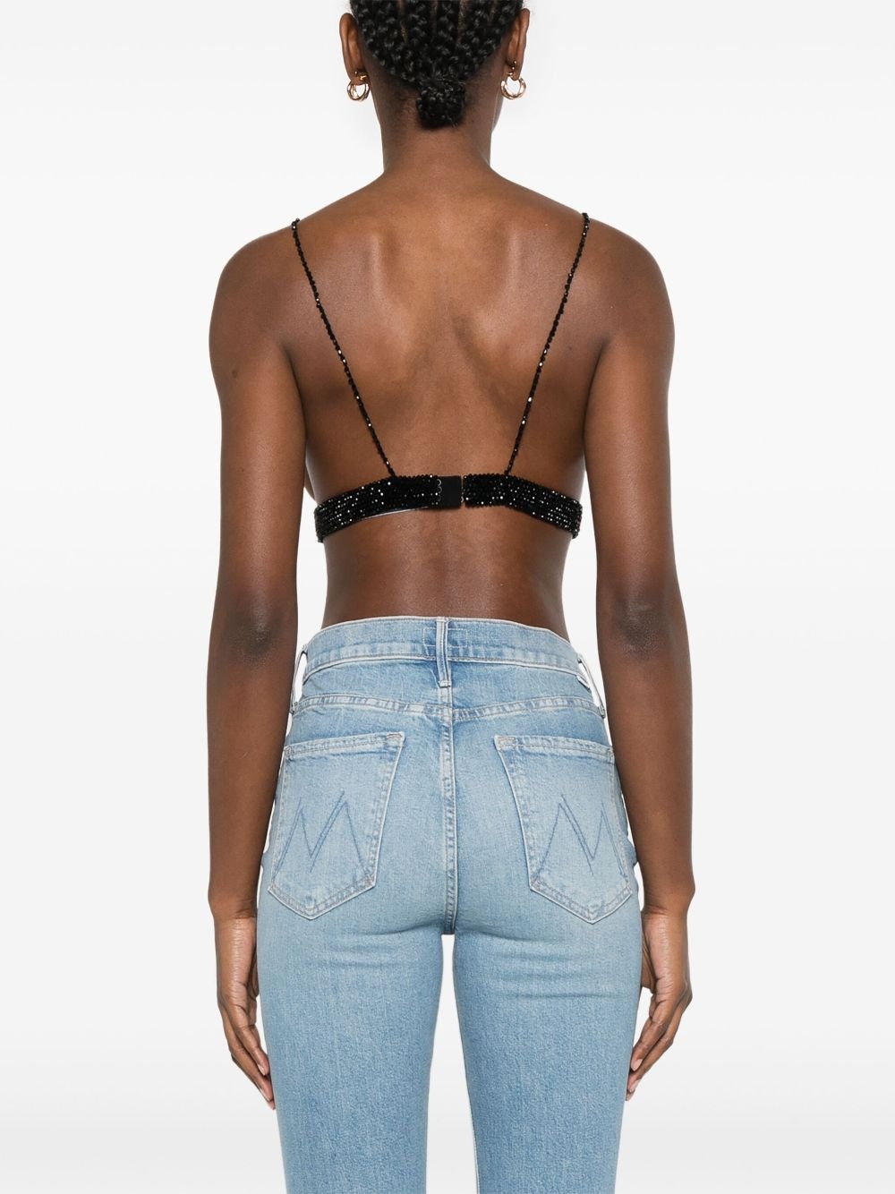 beaded crochet bra top - 4