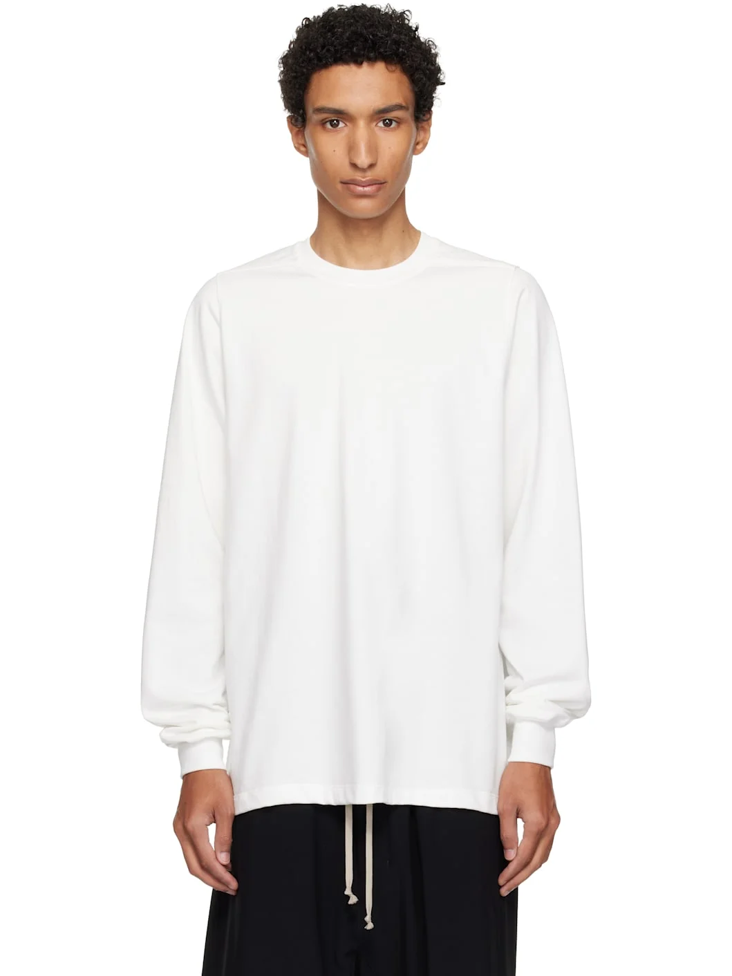 Off-White Tower Short Crewneck LS Sweatshirt - 1