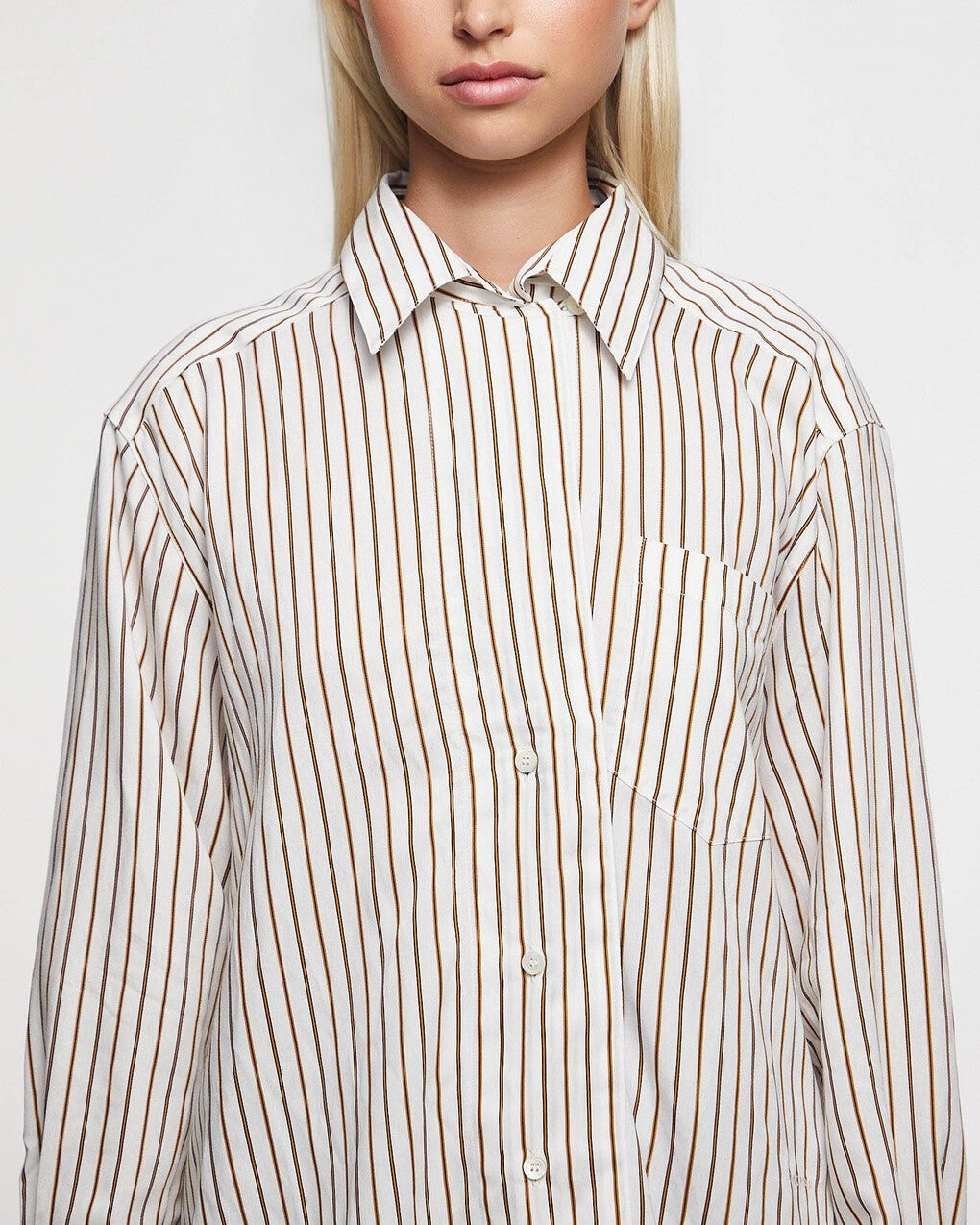 Shirt Fluid Stripe Cream - 5